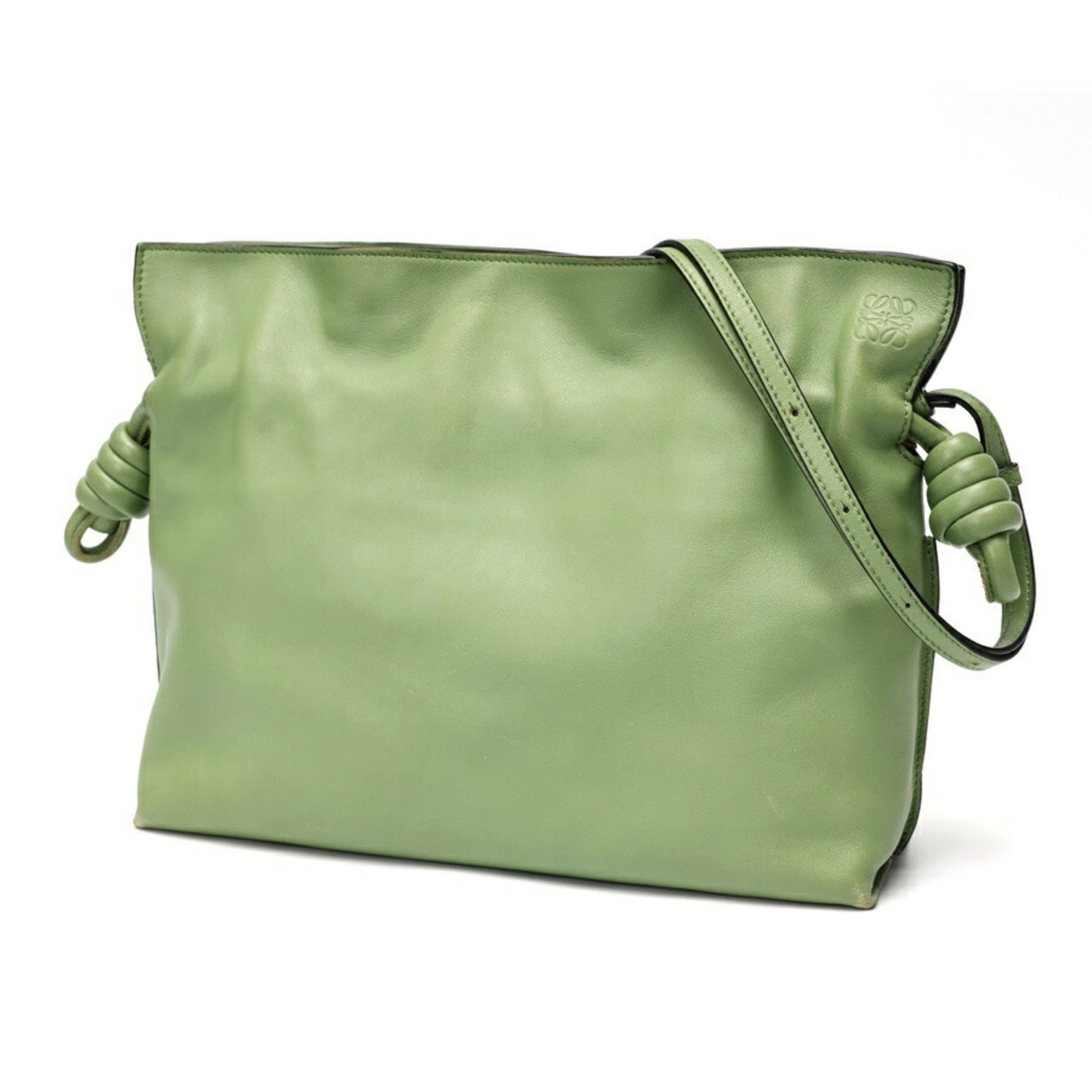 LOEWE Flamenco Clutch Medium Shoulder Bag Napa Calf Leather