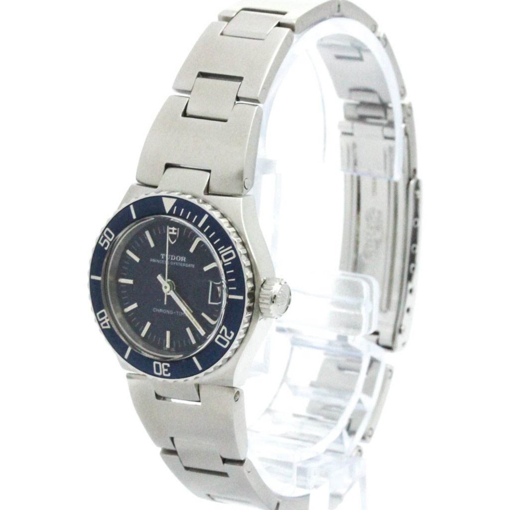 Polished TUDOR Princess Oyster Date Steel Automatic Ladies Watch 9321/0
