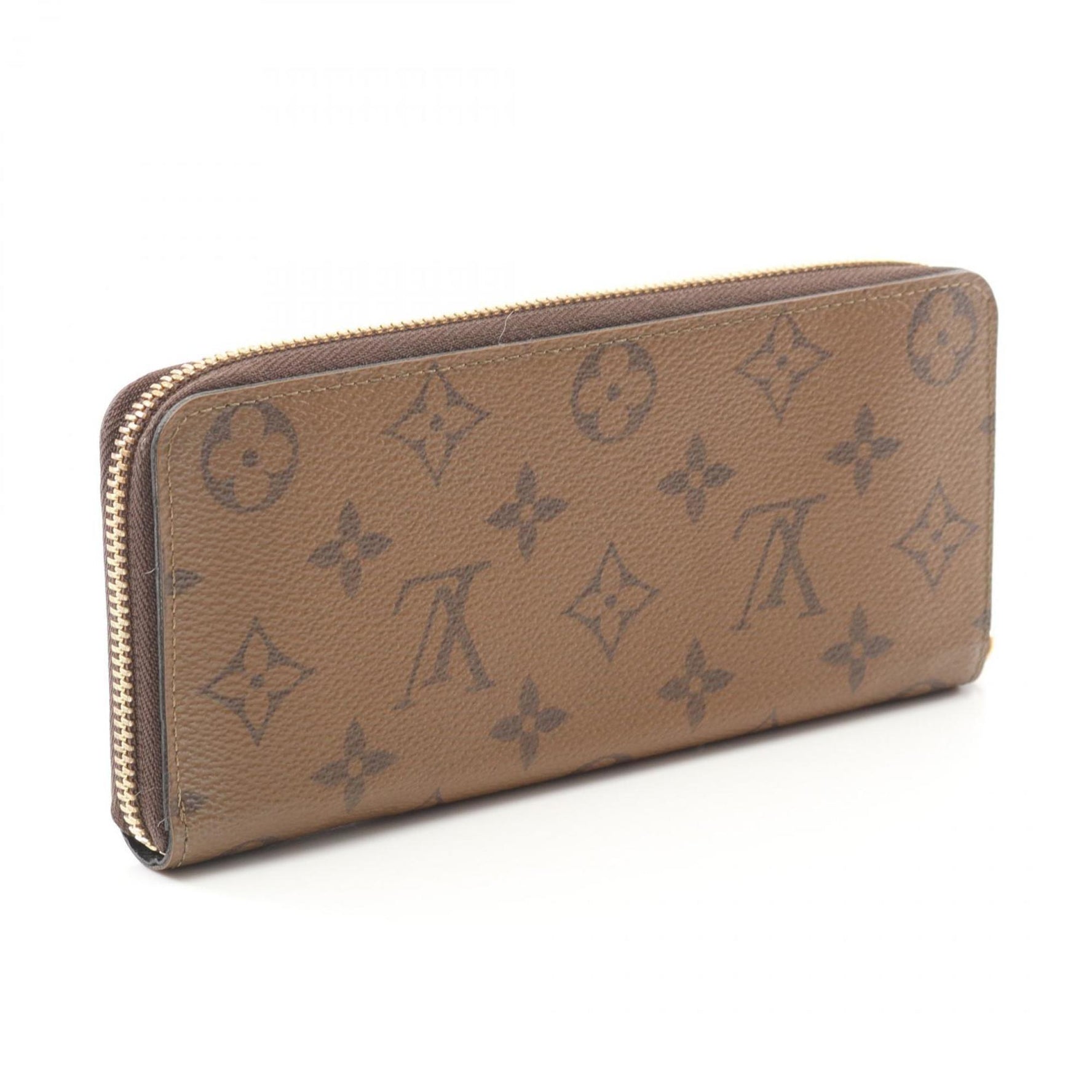 Louis Vuitton Portefeuille Clemence Monogram Reverse Round Long Wallet