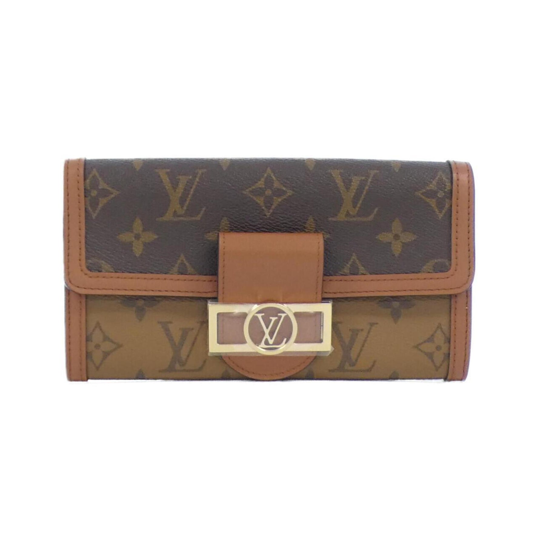Louis Vuitton Monogram Reverse Portefeuille Sarah Dauphine Wallet