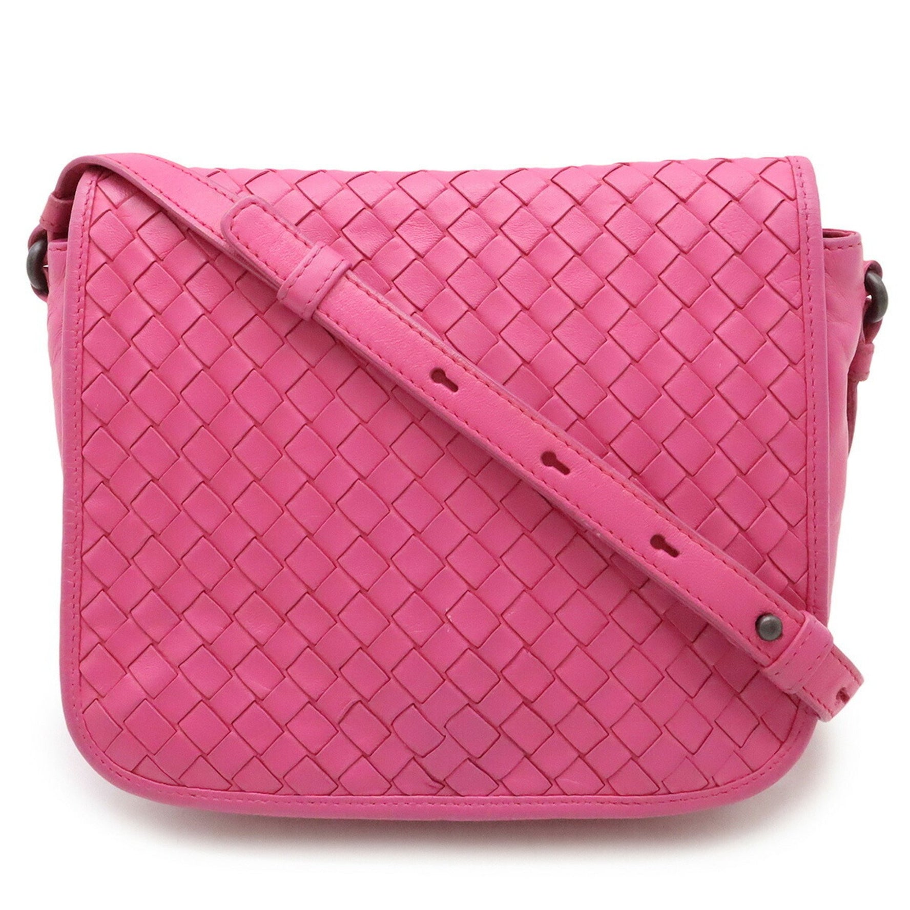 BOTTEGA VENETA Intrecciato Shoulder Bag/Pochette Leather in