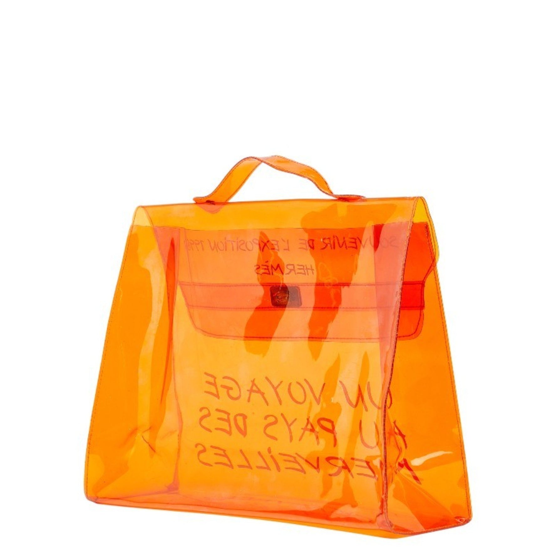 Hermès Vinyl Kelly "Journey to Wonderland" Exhibition Handbag Tote Bag HERMES