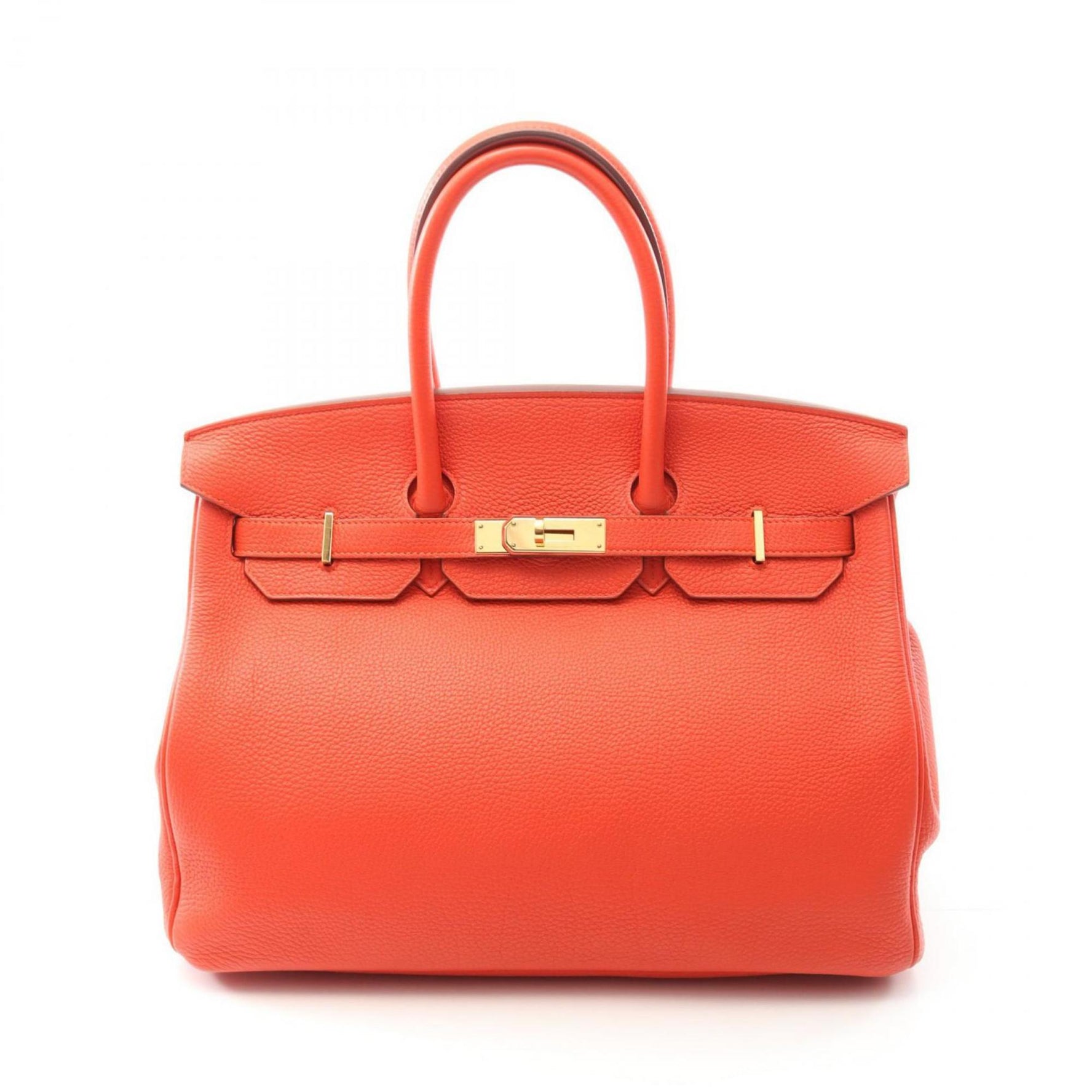 Hermes Birkin 35 Rose Jaipur Handbag Bag Togo Women's Red