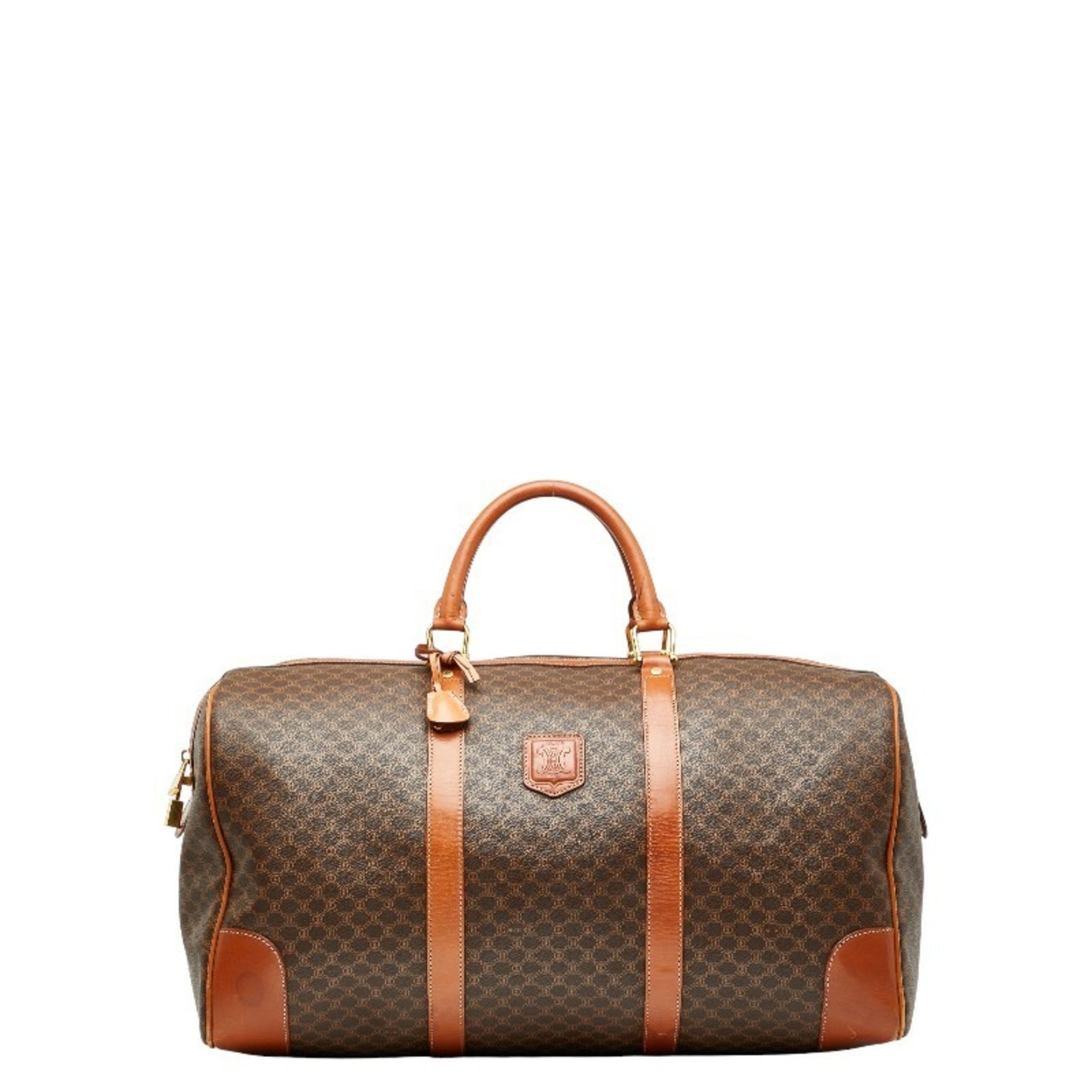Celine Macadam Boston Bag in PVC and Leather