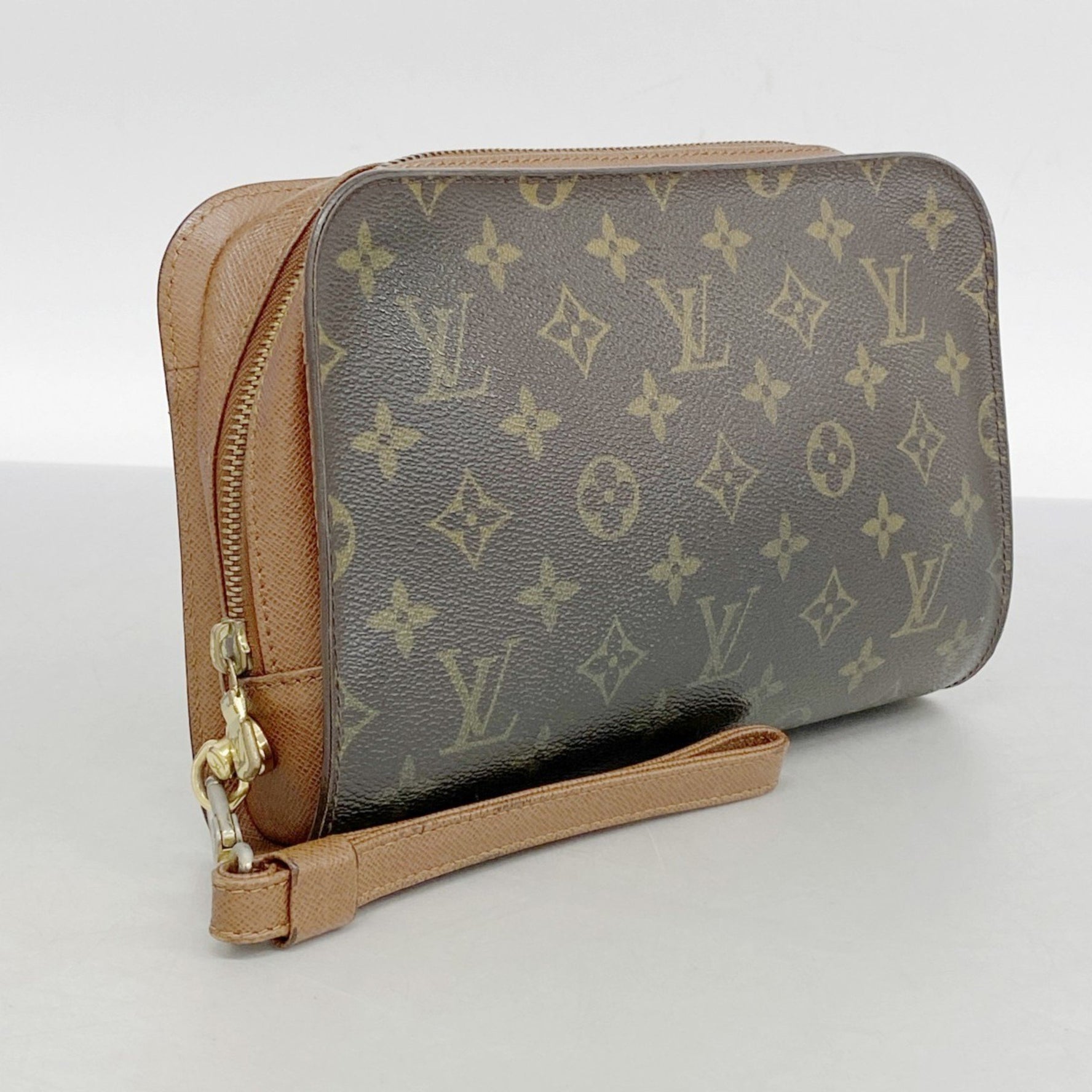 Louis Vuitton Monogram Orsay Clutch Bag M51790 Brown Men's