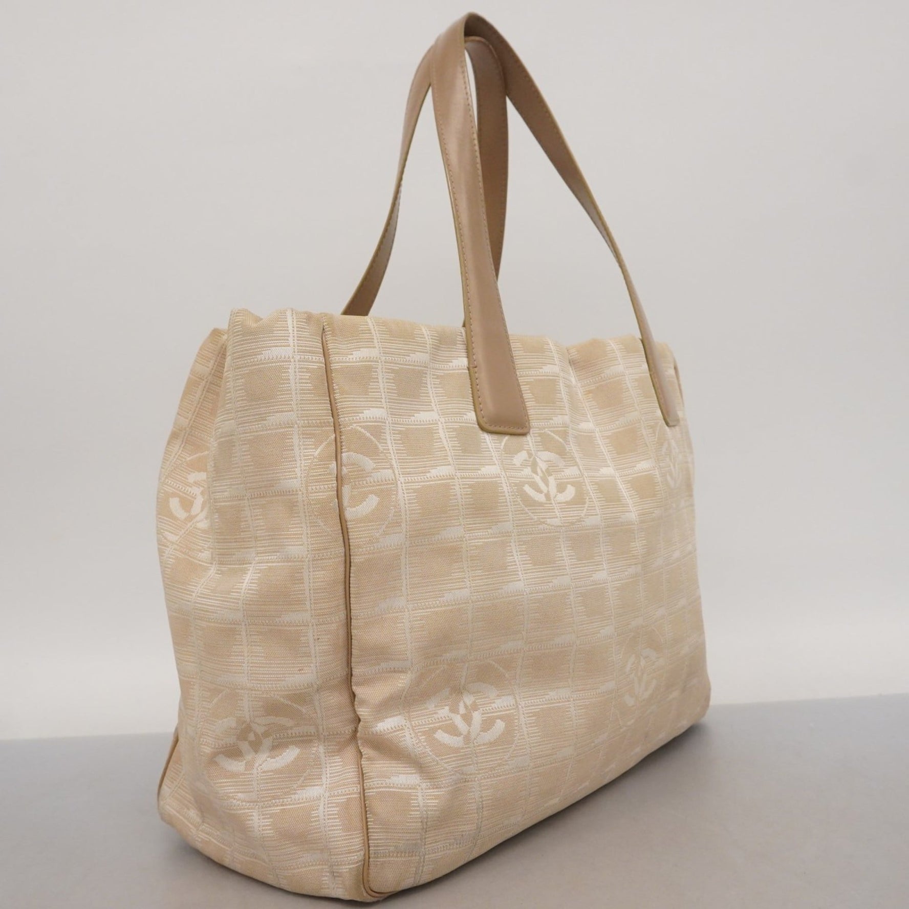 Chanel Nylon Tote Bag, Champagne