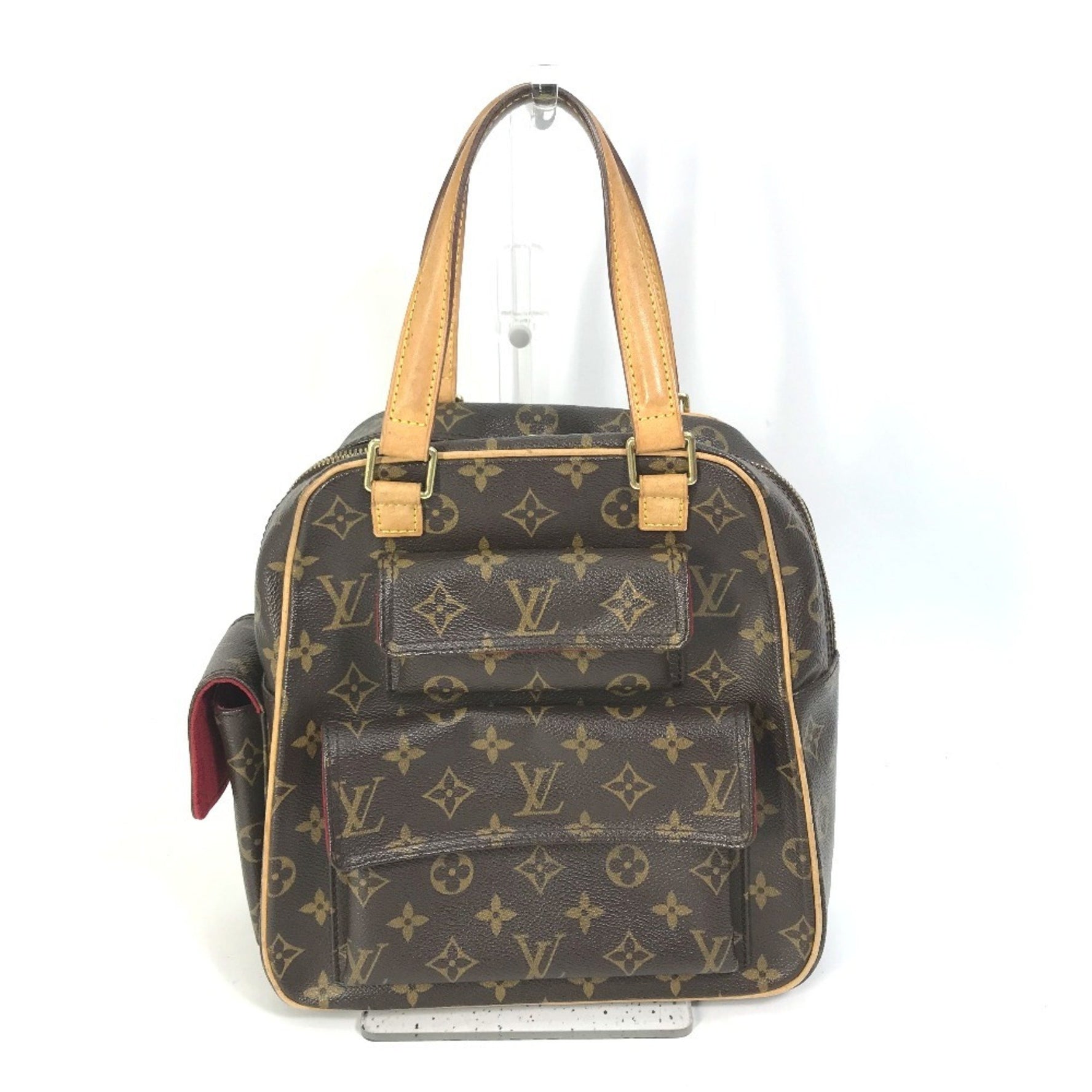 LOUIS VUITTON M51161 Monogram Excentric Cite Handbag in Canvas, Women's, Brown