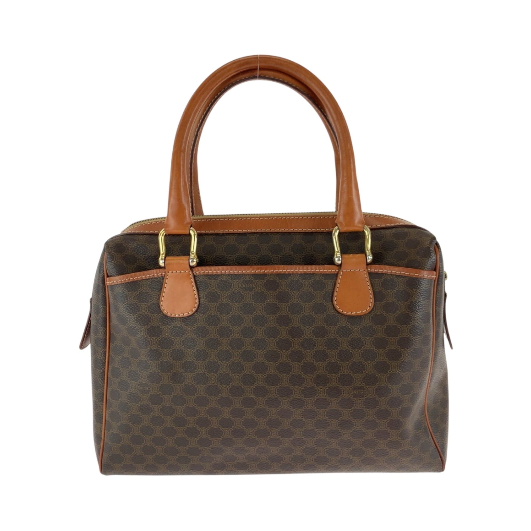 CELINE Macadam Gold Hardware Handbag