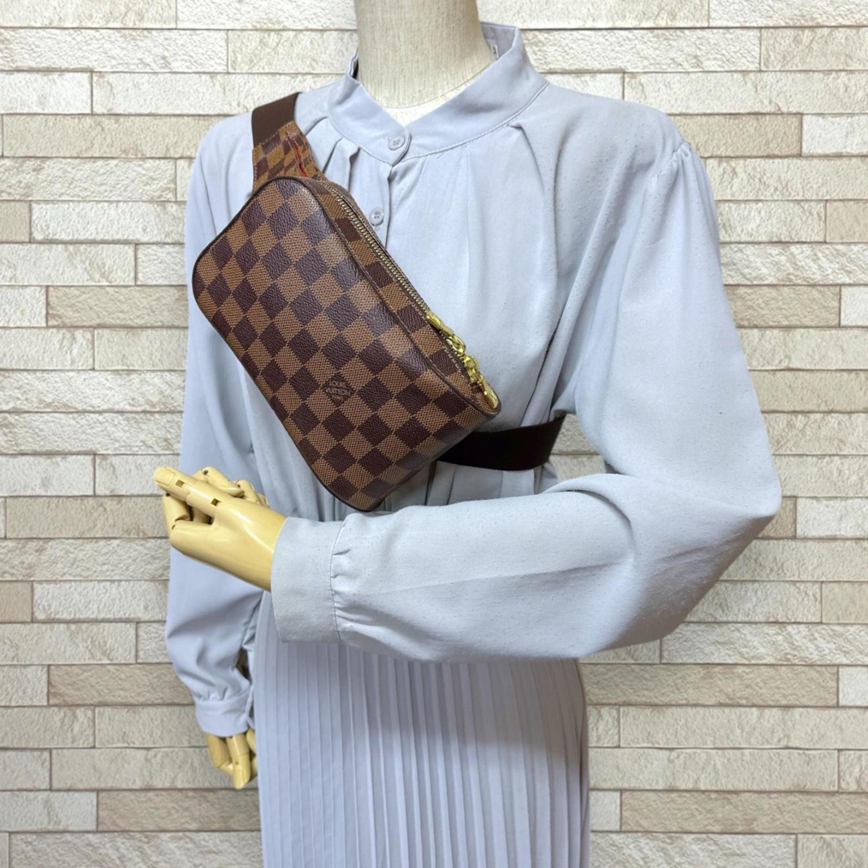 Louis Vuitton Geronimos Damier Body Bag Canvas LOUIS VUITTON
