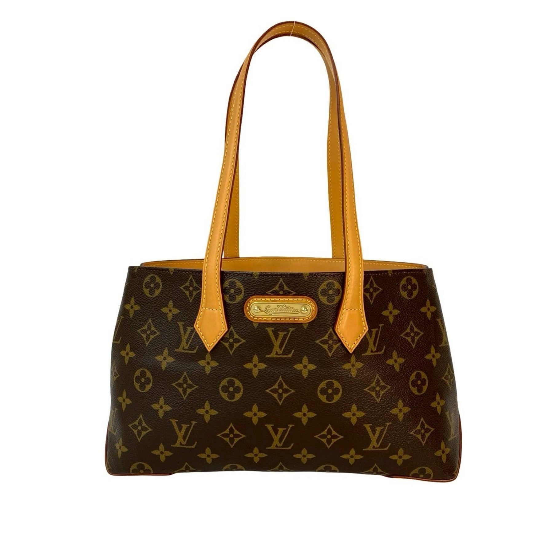 Unused, stored LOUIS VUITTON Wilshire PM Monogram Leather Tote Bag/Semi-Shoulder Bag
