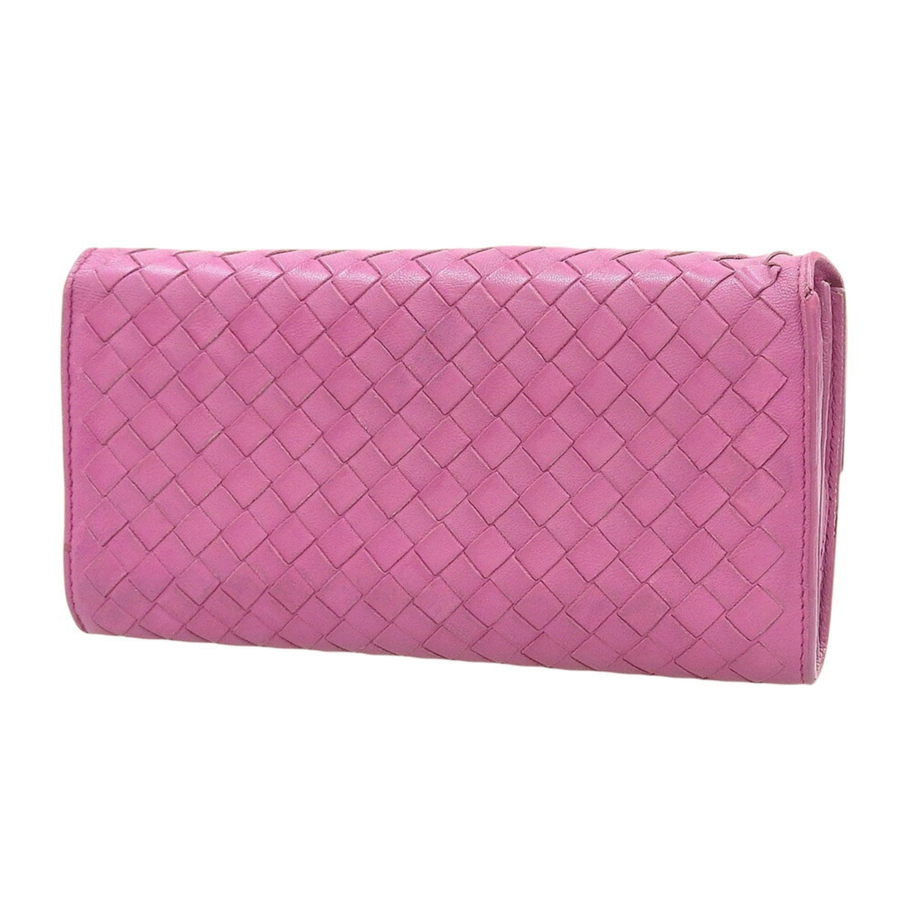 Bottega Veneta Intrecciato Leather Long Wallet in