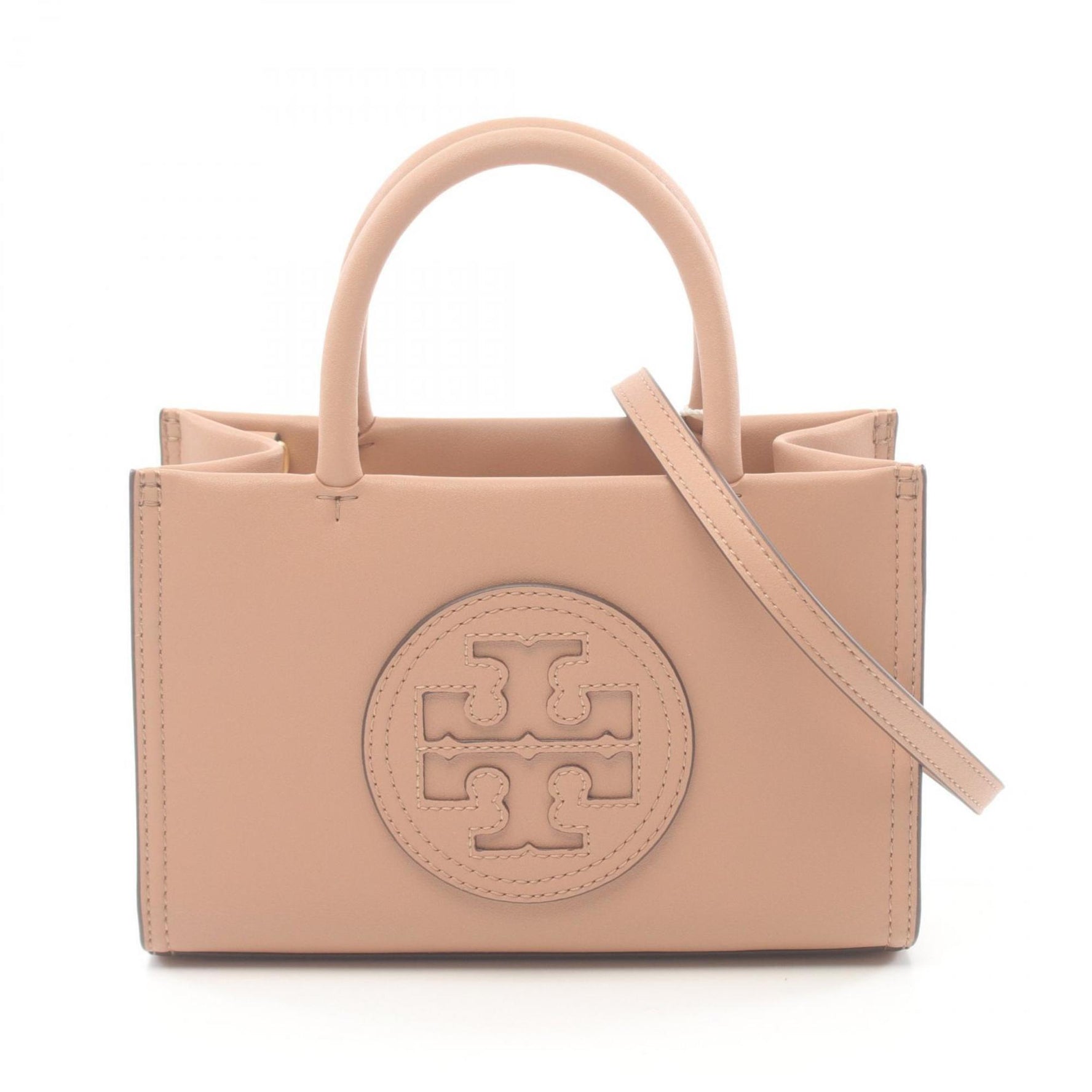 Tory Burch ELLA BIO Tote Bag, Faux Leather, Women's, Beige,