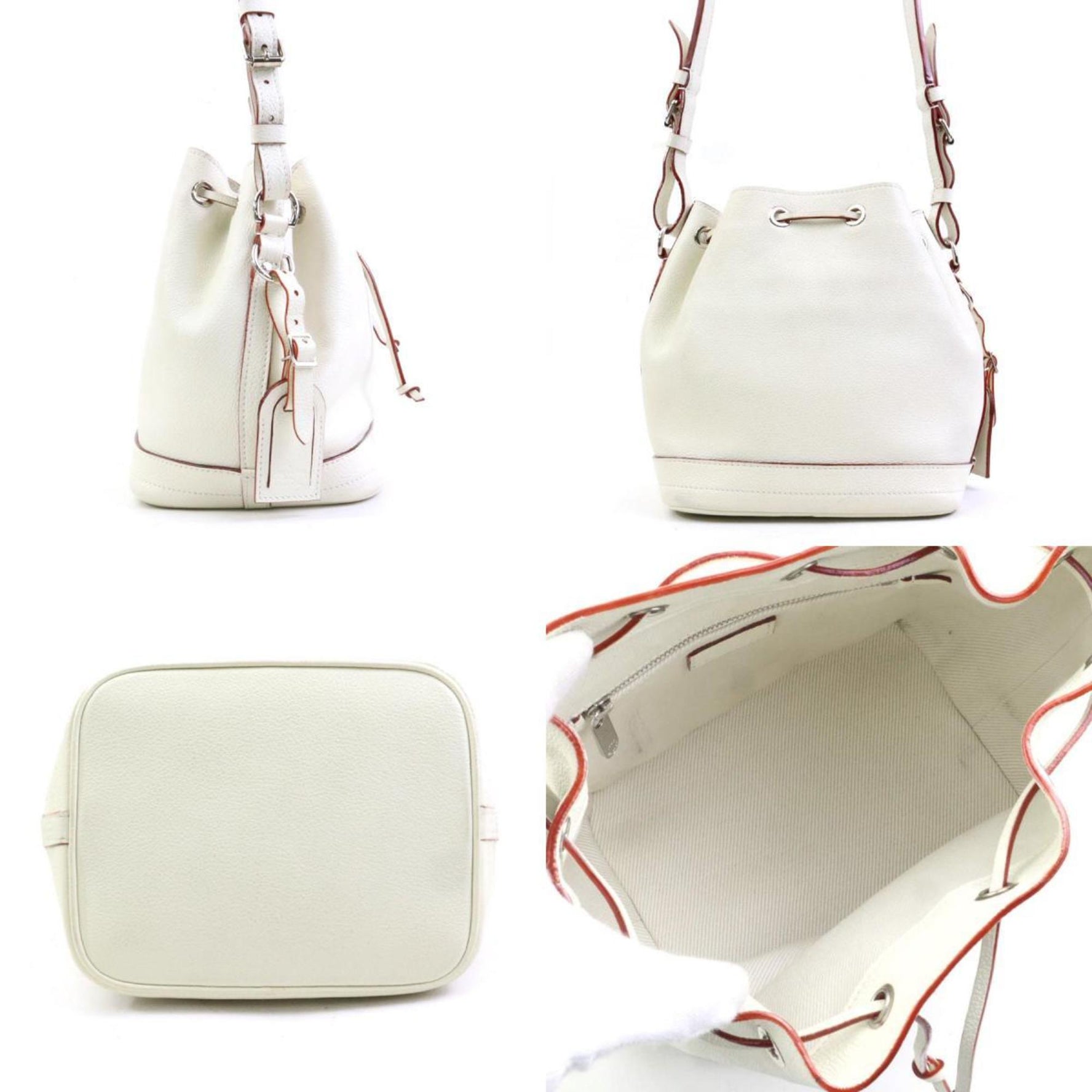 Louis Vuitton Suhali Noe BB Shoulder Bag in Leather and Silver