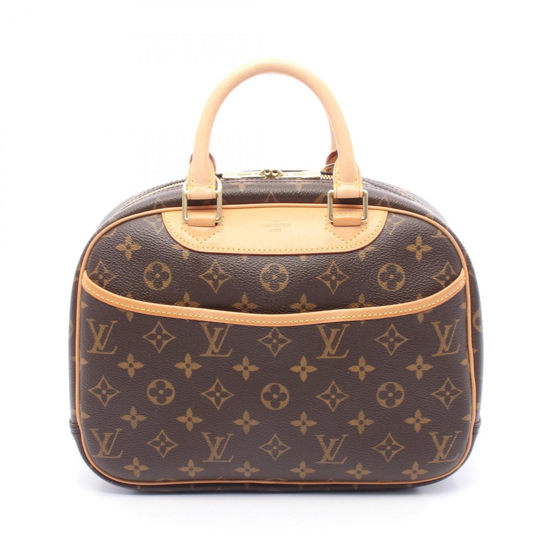 Louis Vuitton Trouville Handbag, Coated Canvas and Leather, Monogram