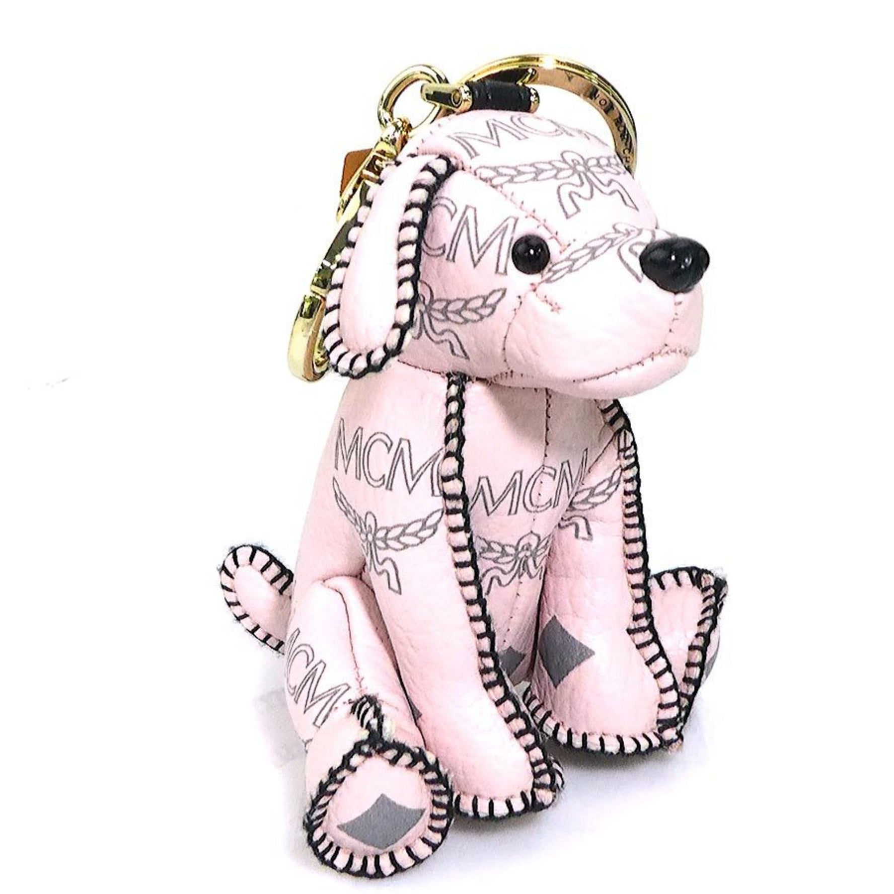 MCM Charm Dog Leather Men's