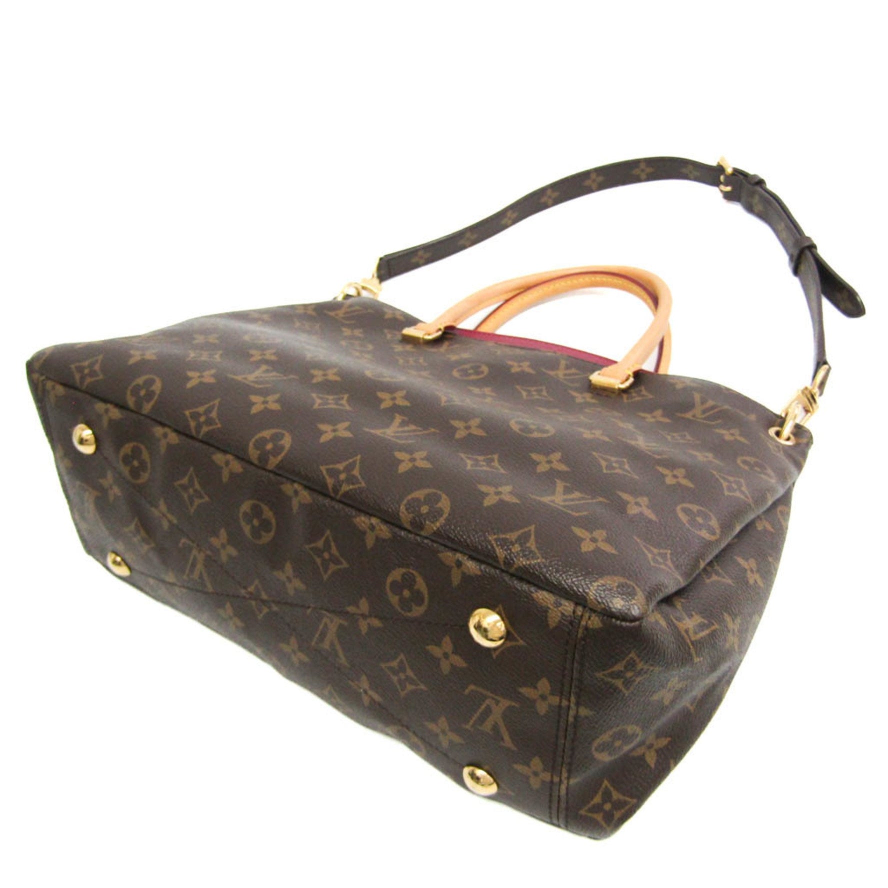 Louis Vuitton Monogram Pallas M40906 Women's Handbag,Shoulder Bag Aurore,Brown