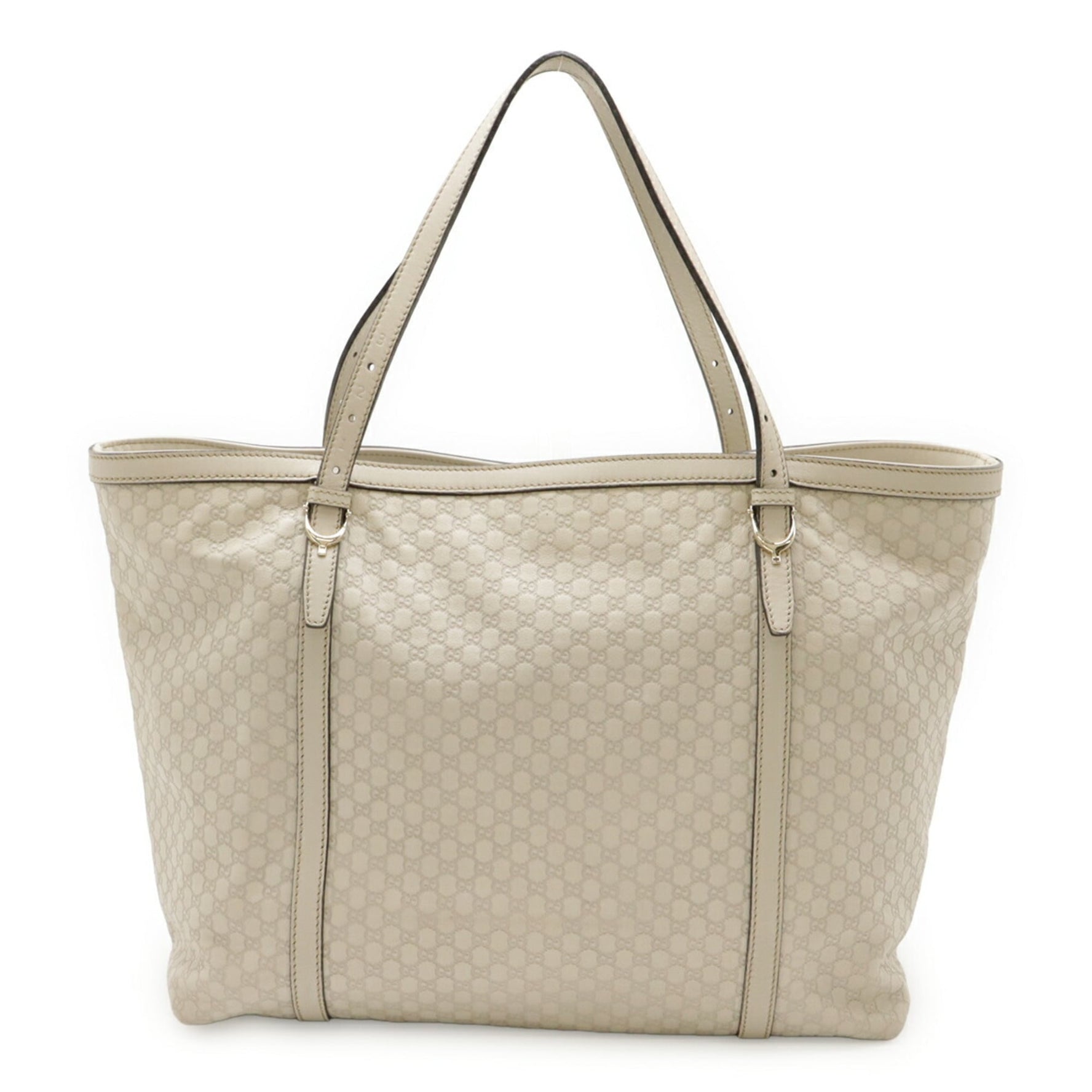 GUCCI Micro Guccissima Tote Bag, Large Shoulder Leather