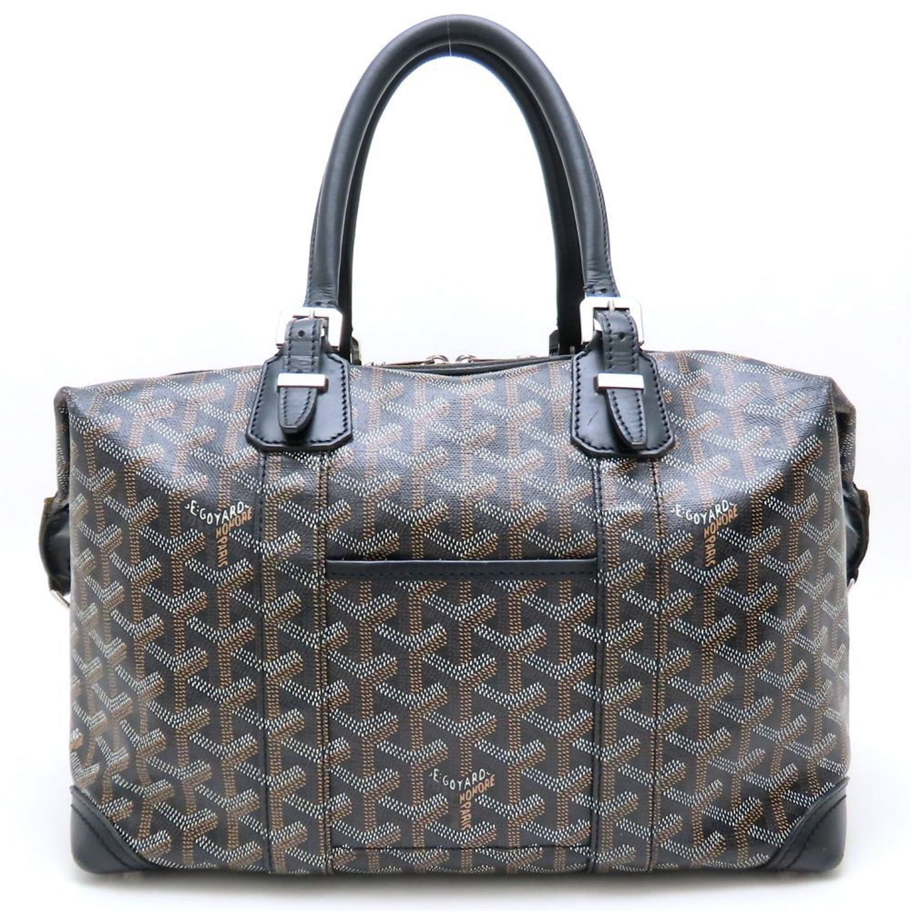 GOYARD Boeing 30 Men's Coated Canvas x Leather