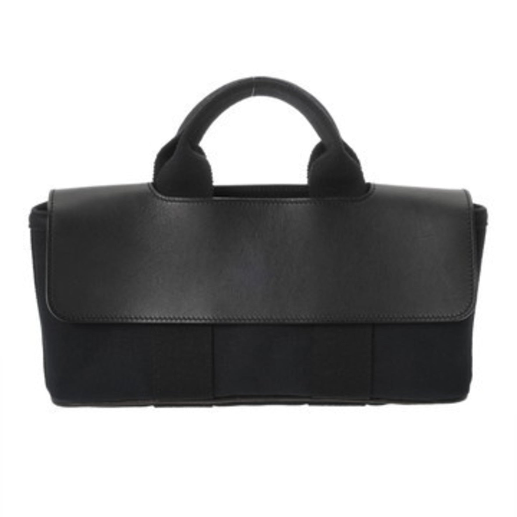 HERMES Valparaiso Long Toile Chevron Handbag Rank A, Pre-owned, Ginzo