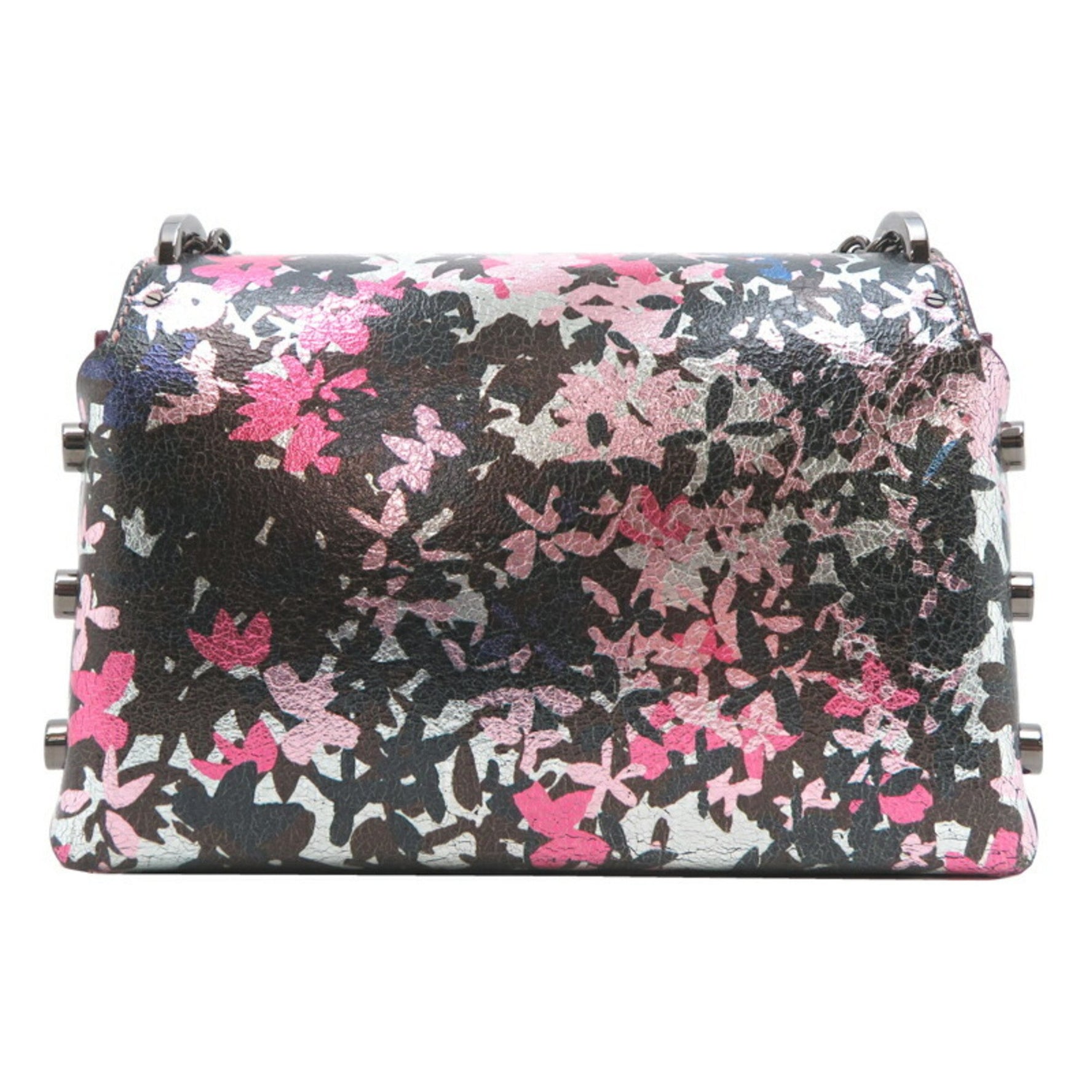 Jimmy Choo Rocket Petite Leather Shoulder Bag in Multicolor