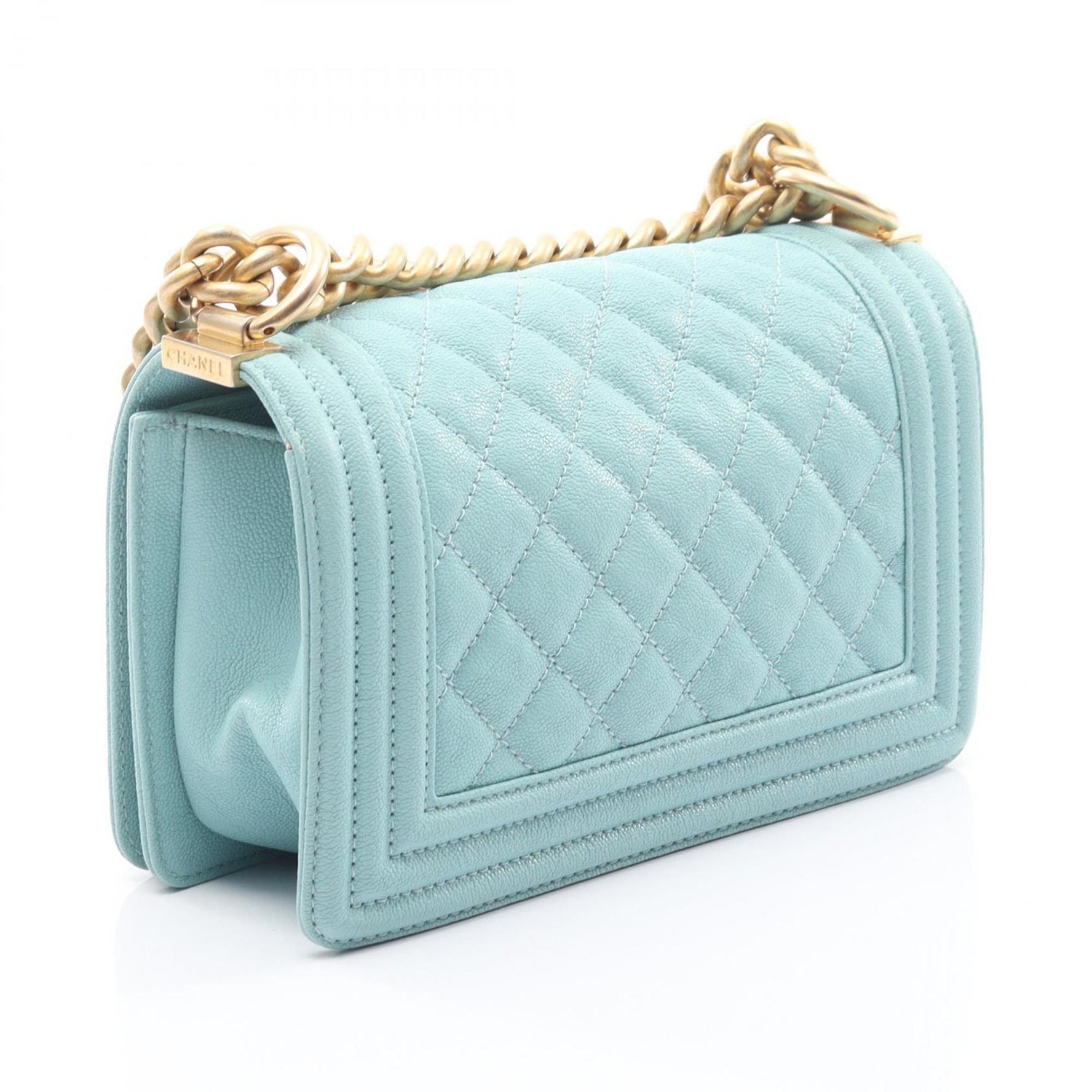 CHANEL Boy Small Shoulder Bag in Caviar (Grained Calfskin)