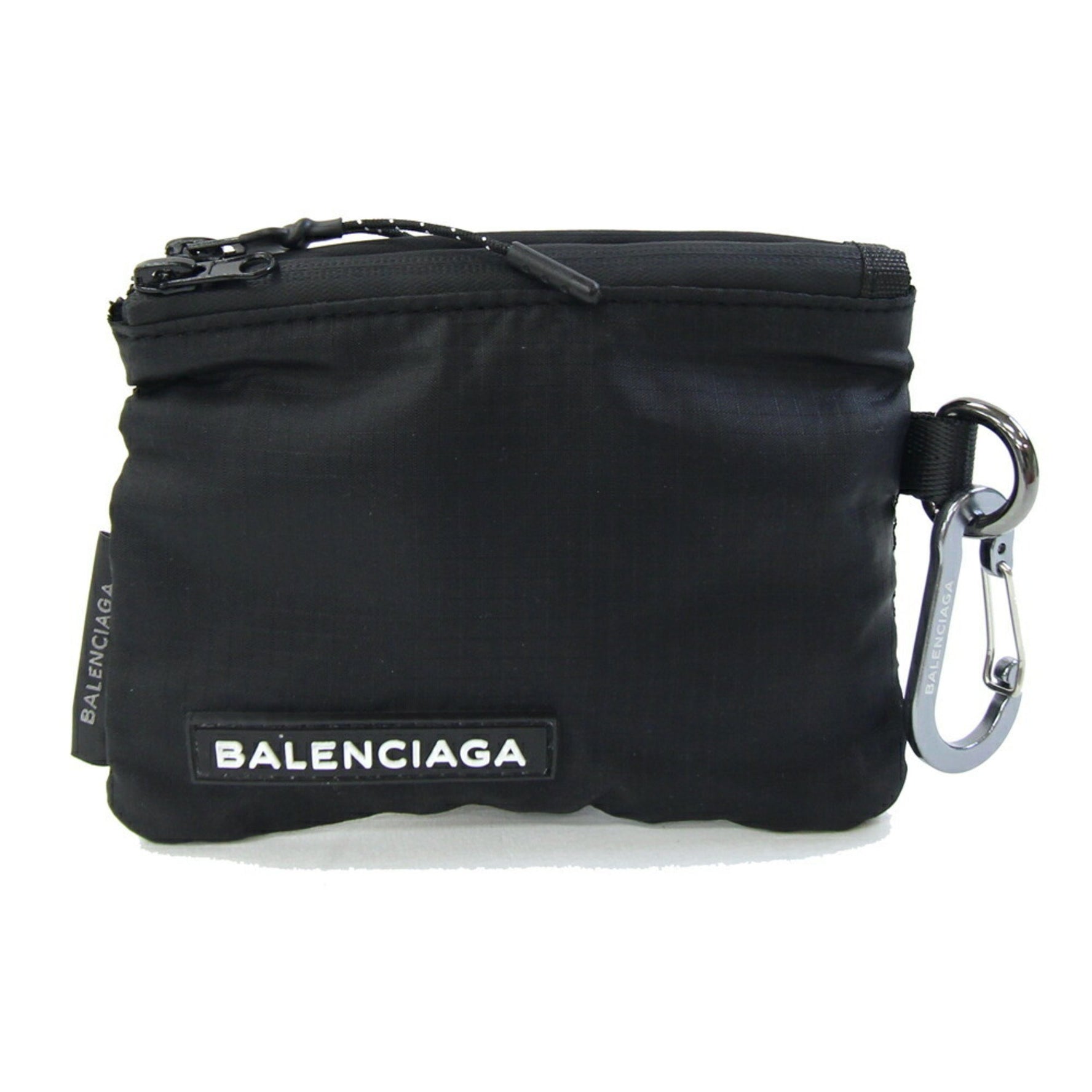 Balenciaga Pouch, Nylon Mini Mesh Coin Case, Smartphone Grip, and Badge Set Women.