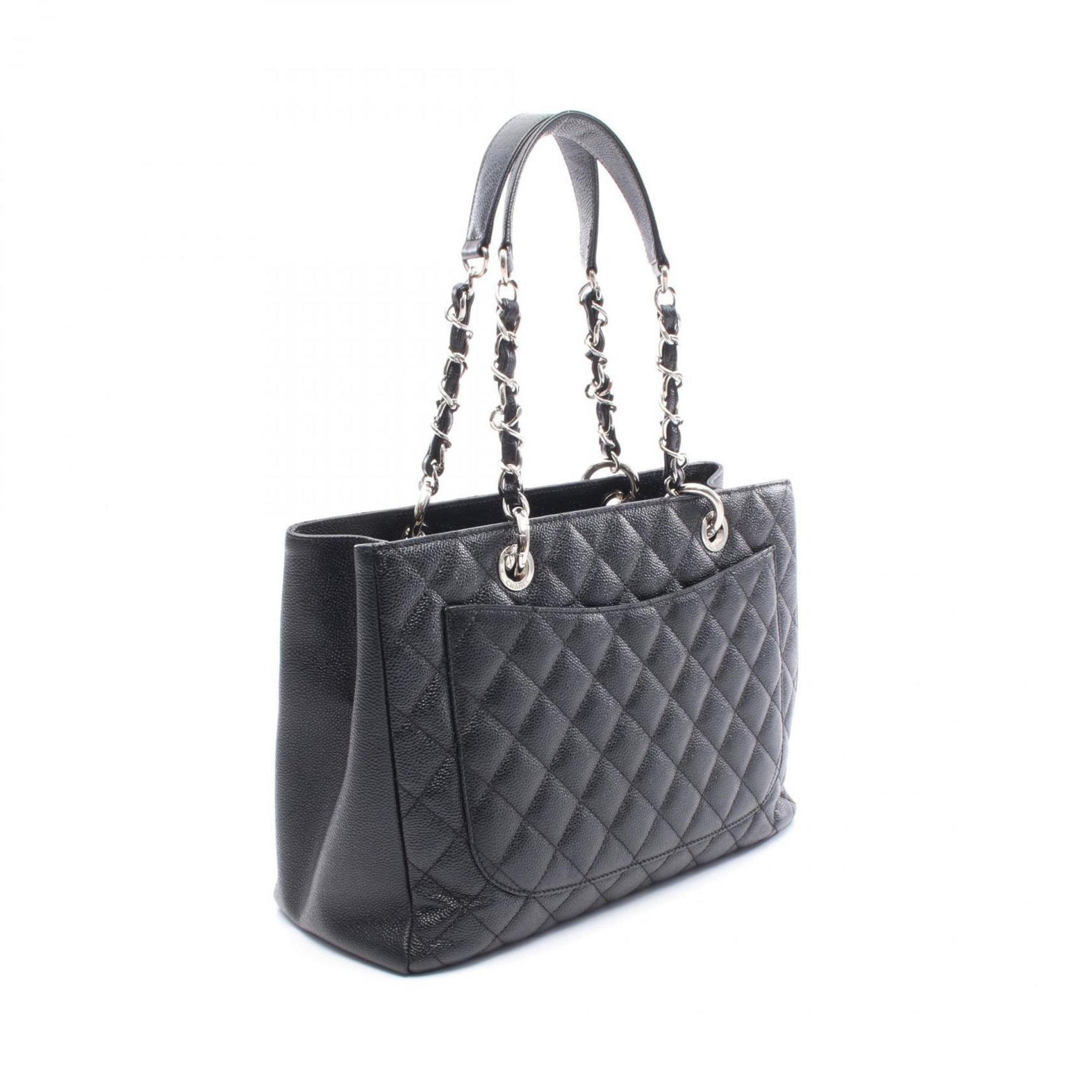 CHANEL Matelasse Grand Shopping GST Tote Bag in Grained Calfskin Leather