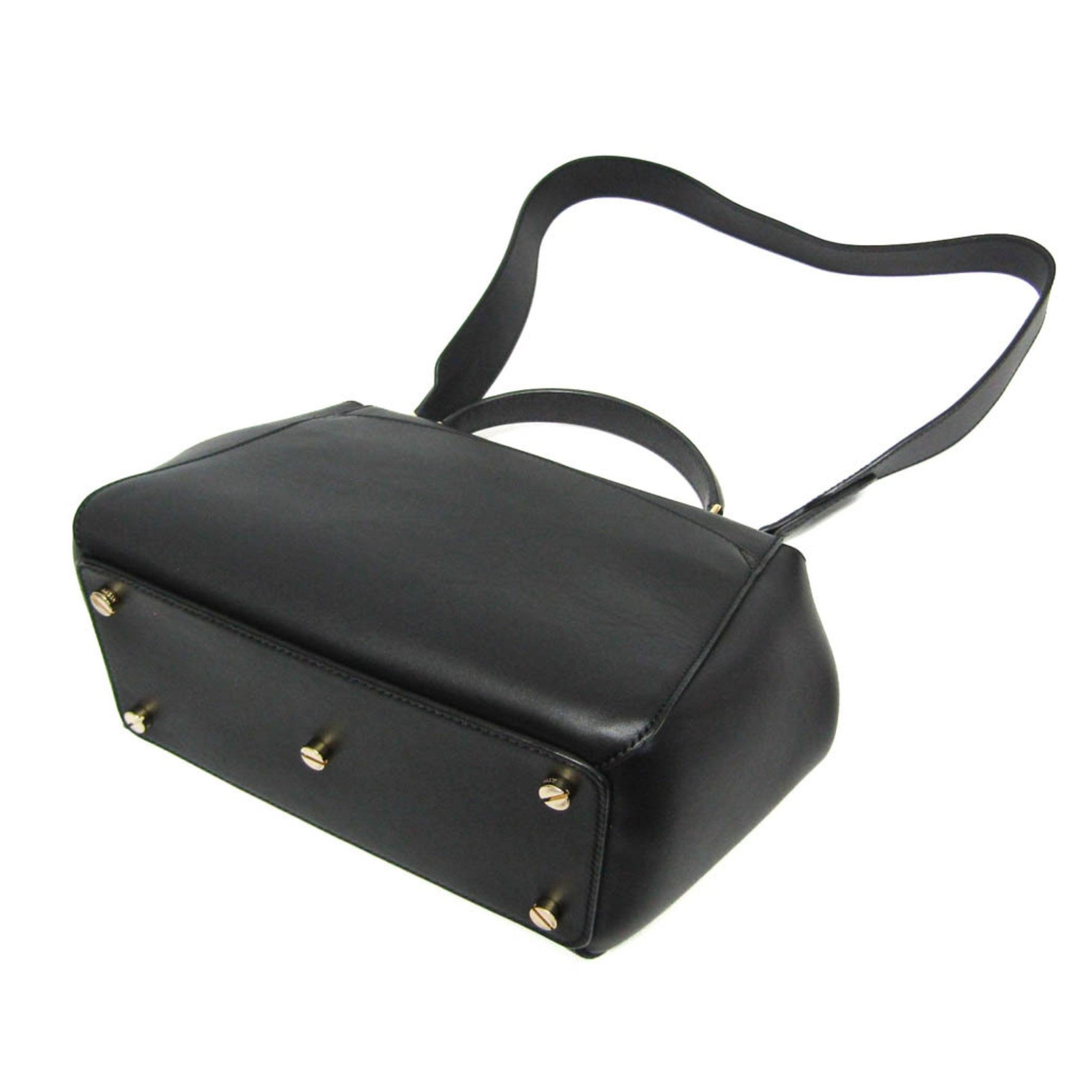 Bally Women's Leather Handbag,Shoulder Bag Black,Yellow