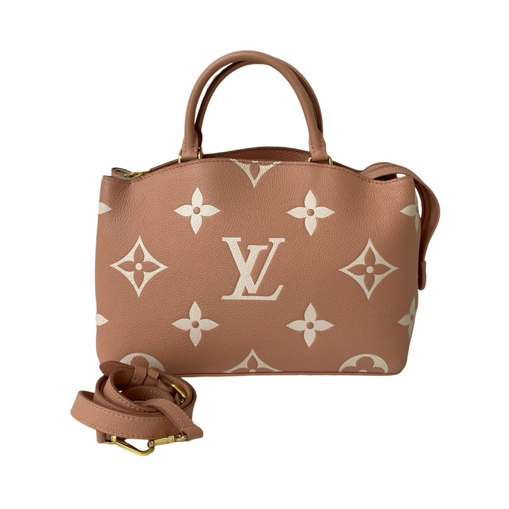 LOUIS VUITTON Petit Palais PM Monogram Empreinte Leather Handbag/Shoulder Bag