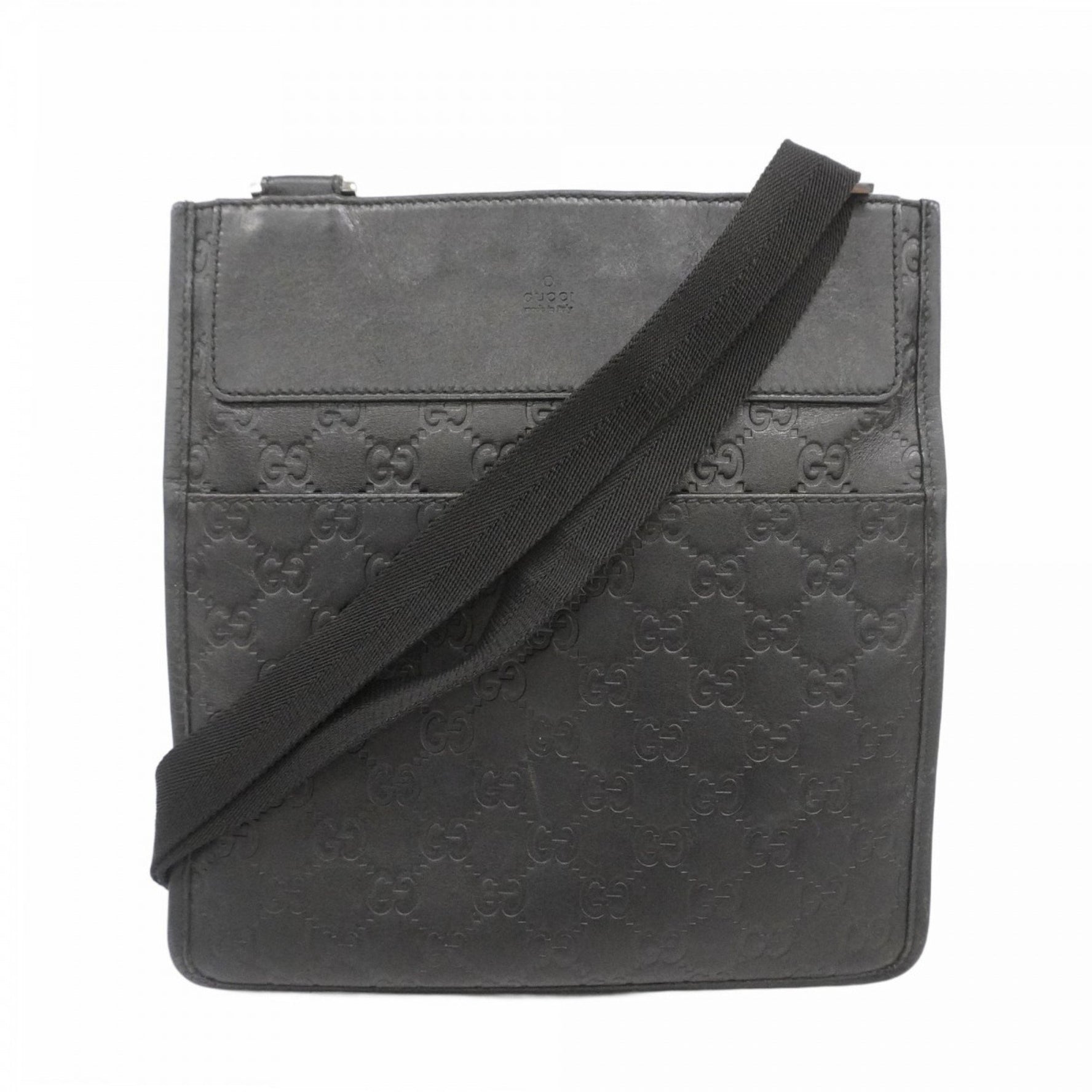 Gucci Shoulder Bag Guccissima Leather