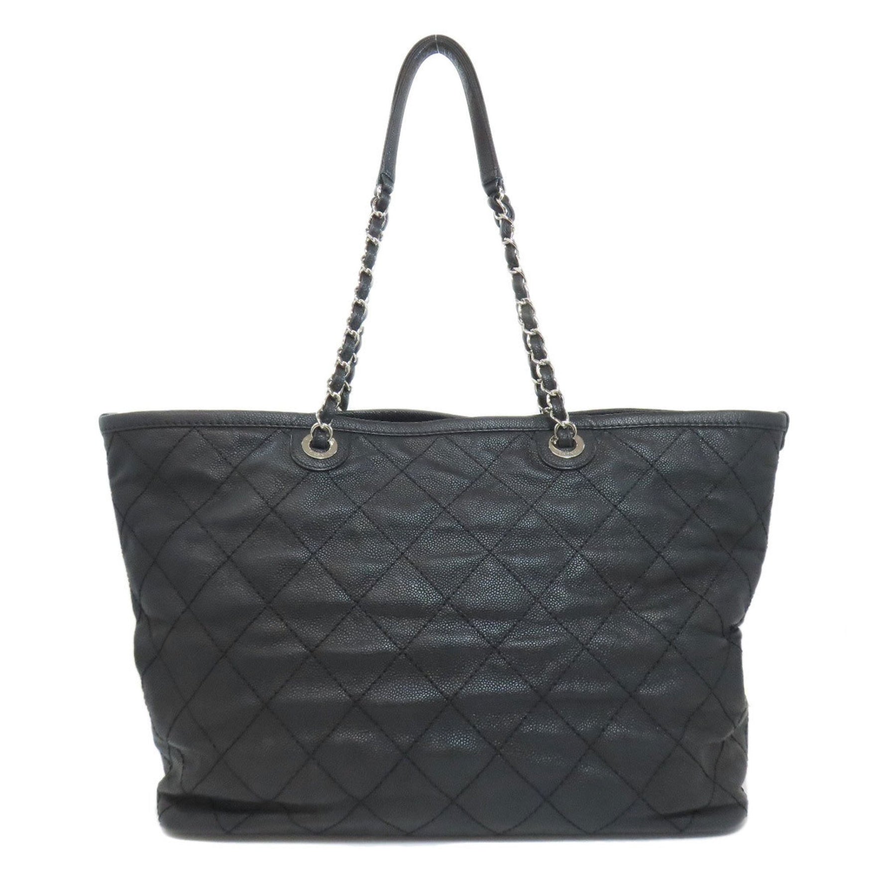 CHANEL Matelasse Tote Bag Grained Calfskin