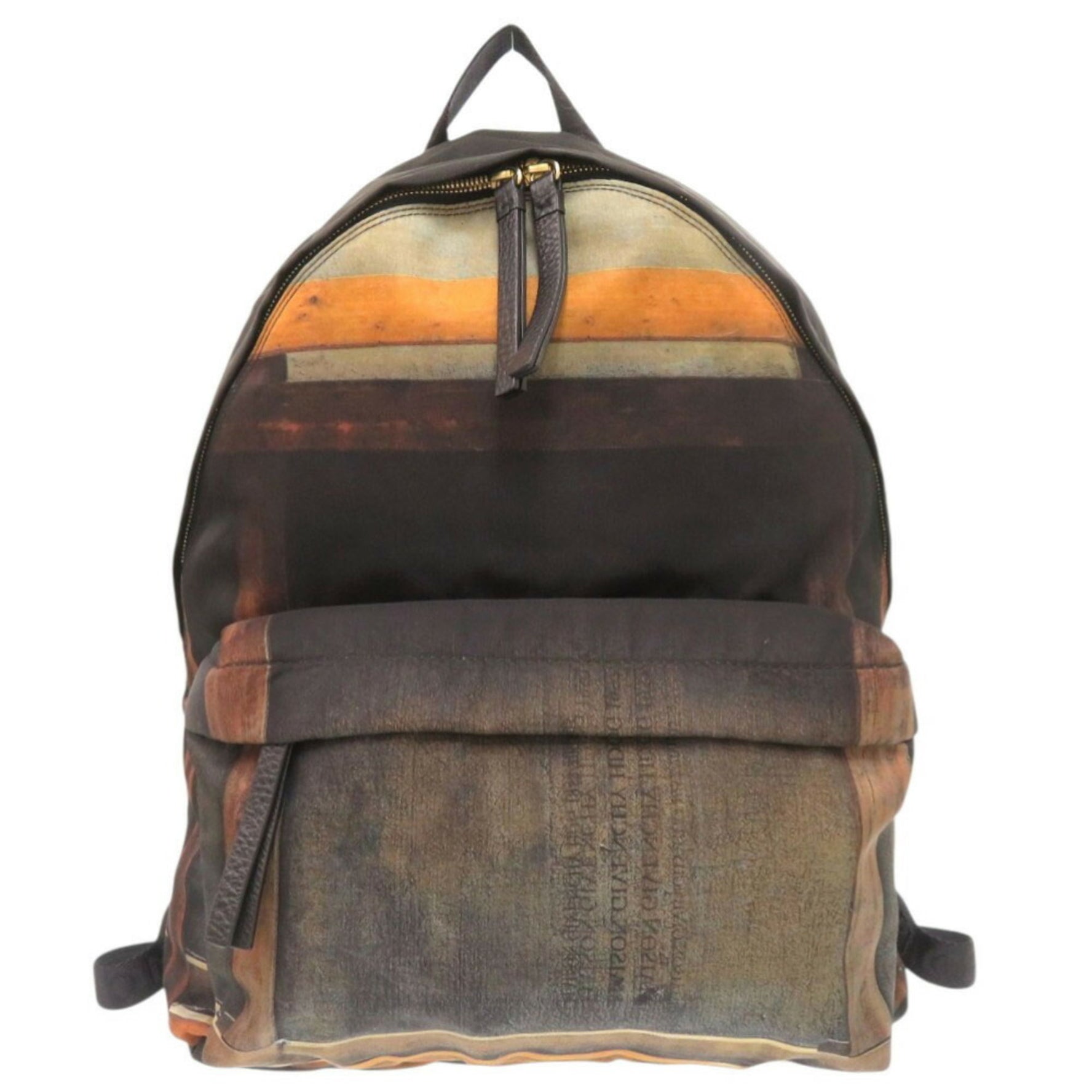 Givenchy nylon and leather backpack/daypack