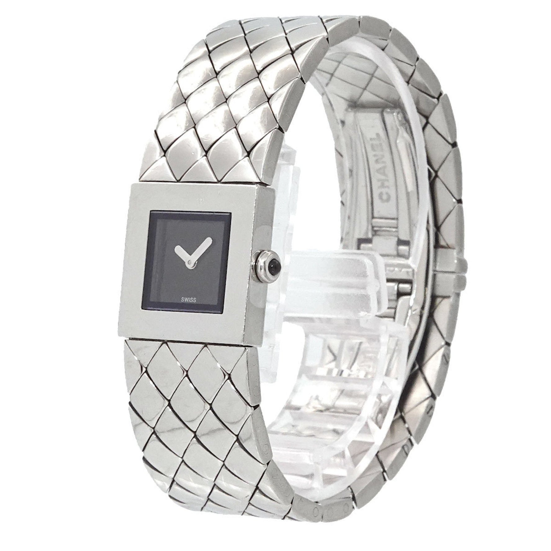 CHANEL Matelasse H0009 Women's Black Quartz Watch
