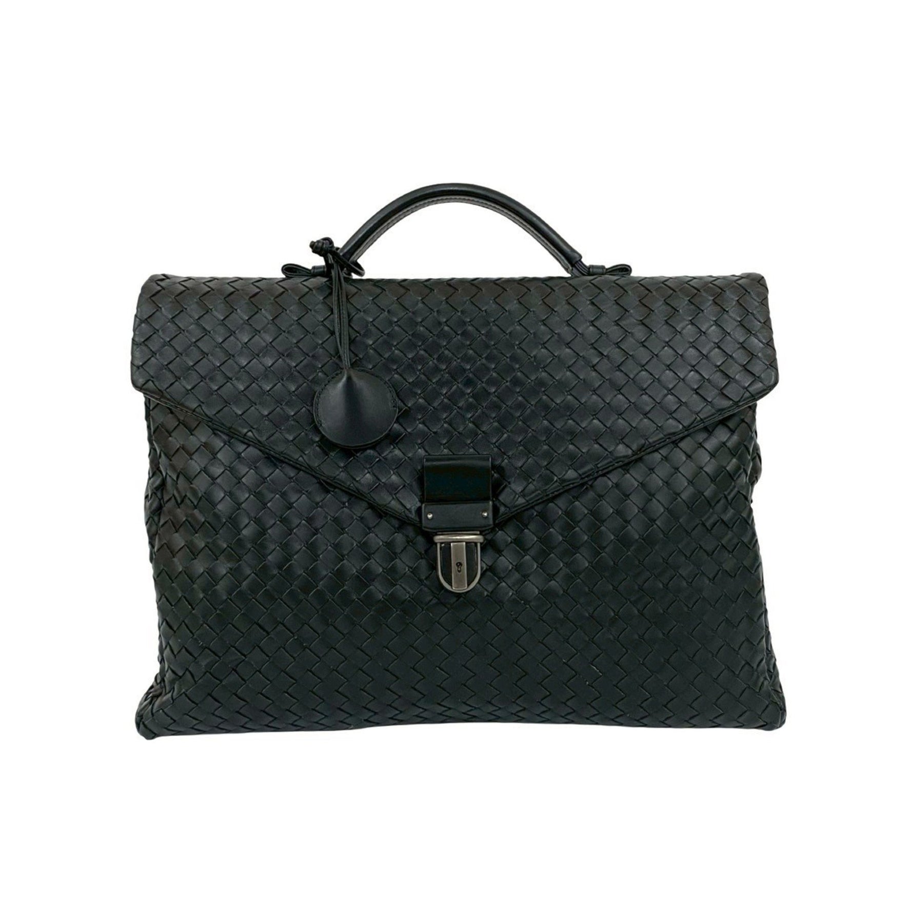 BOTTEGA VENETA Intrecciato Leather Business Bag/Briefcase/Handbag