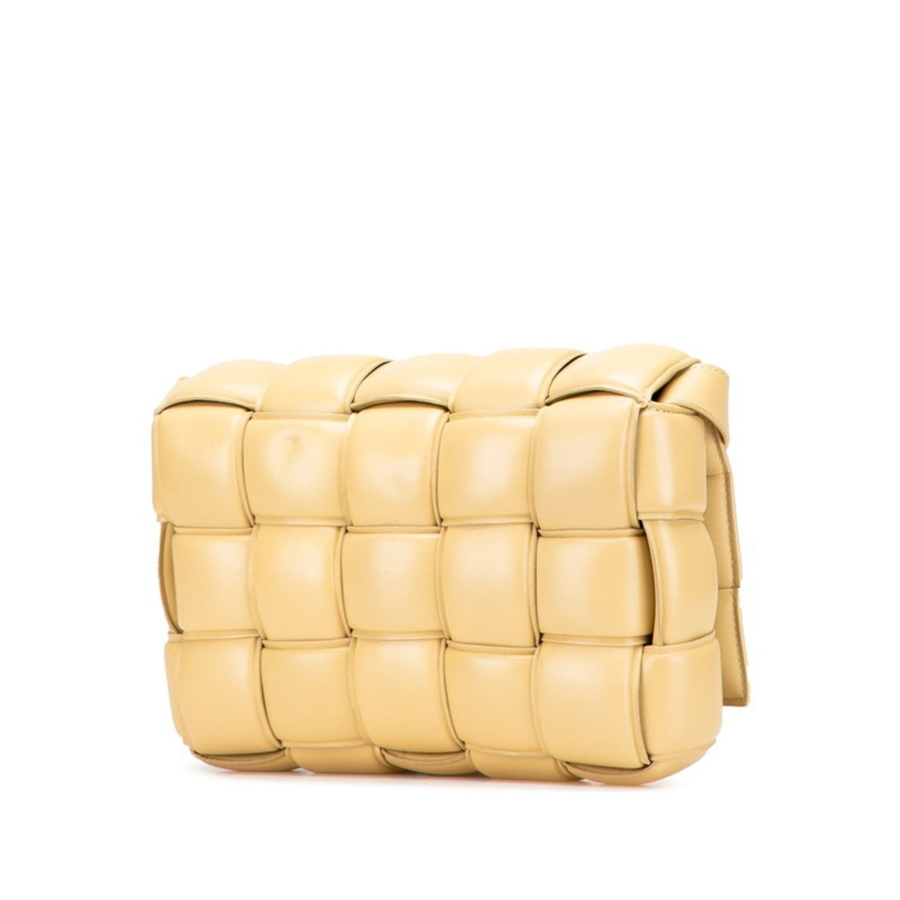 Bottega Veneta Maxi Intrecciato Padette Cassette Shoulder Bag in Leather