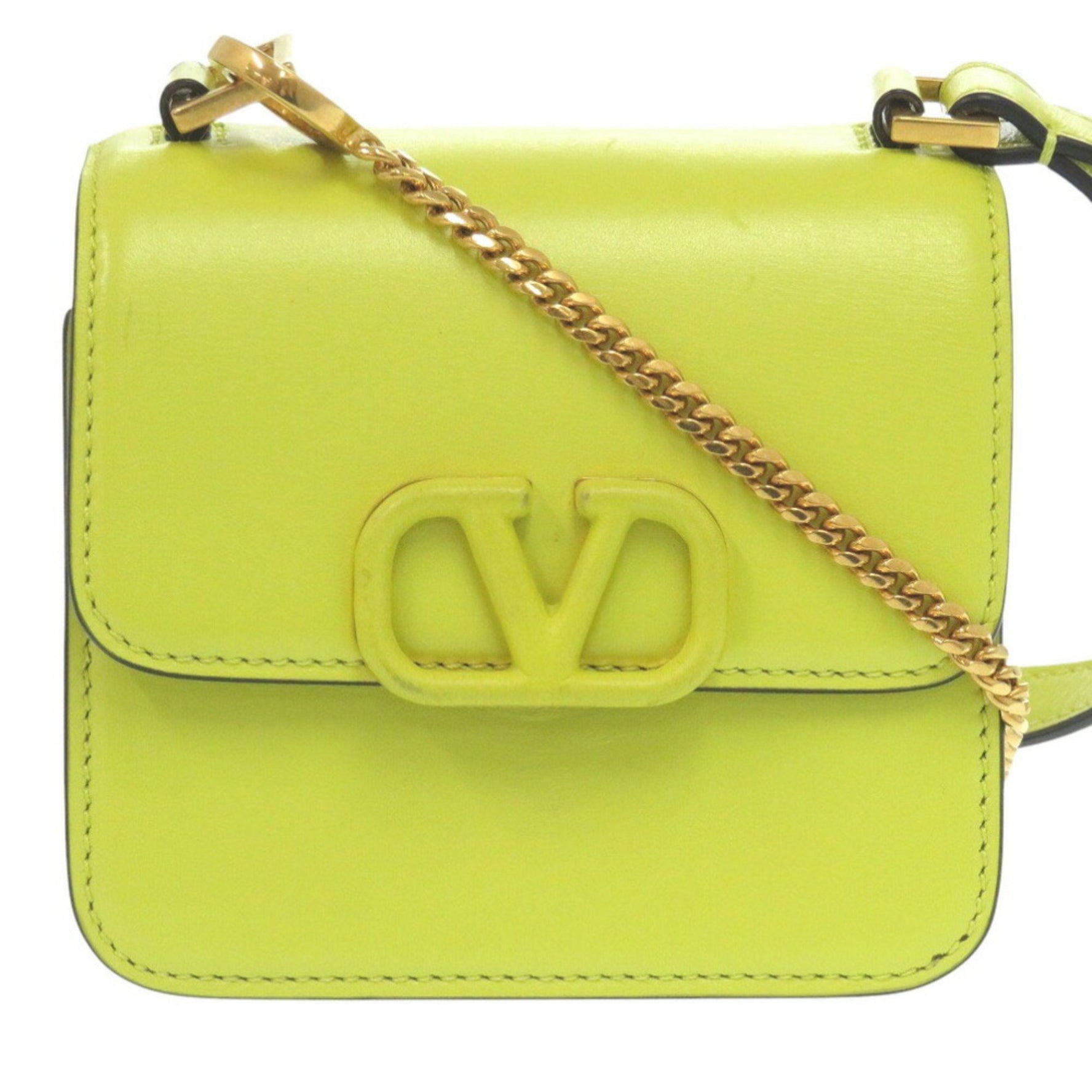 Valentino Garavani V-Sling Calf Leather Shoulder Bag