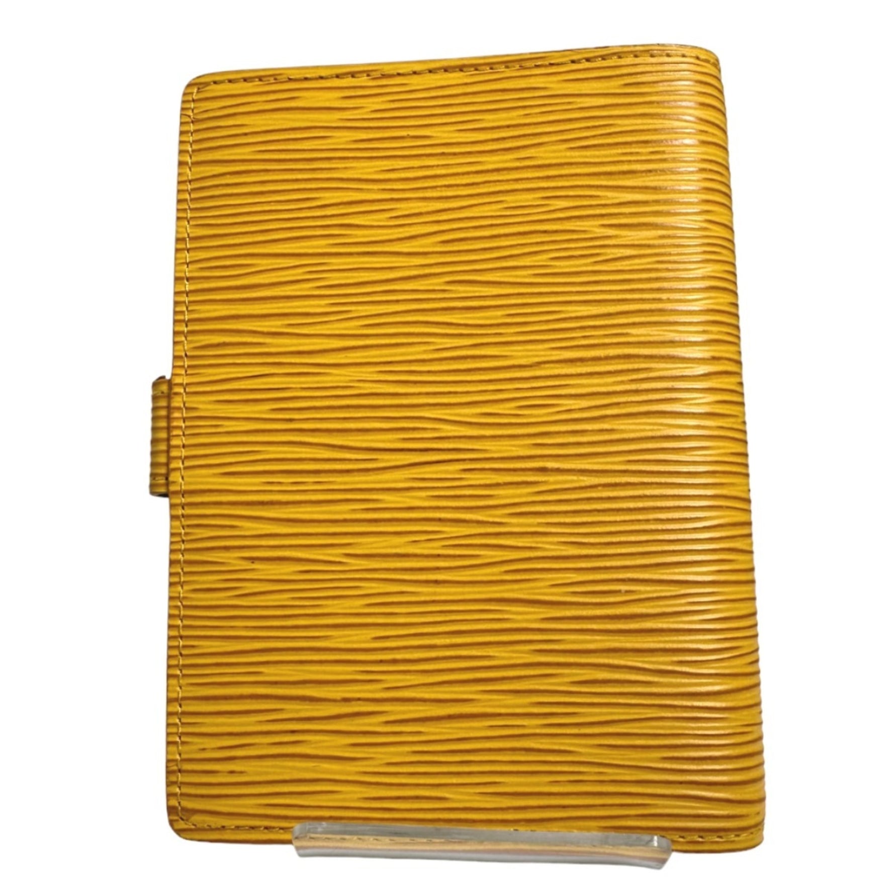 Louis Vuitton LOUIS VUITTON Notebook Cover Epi Agenda PM Leather R20059 Tarish Yellow LV