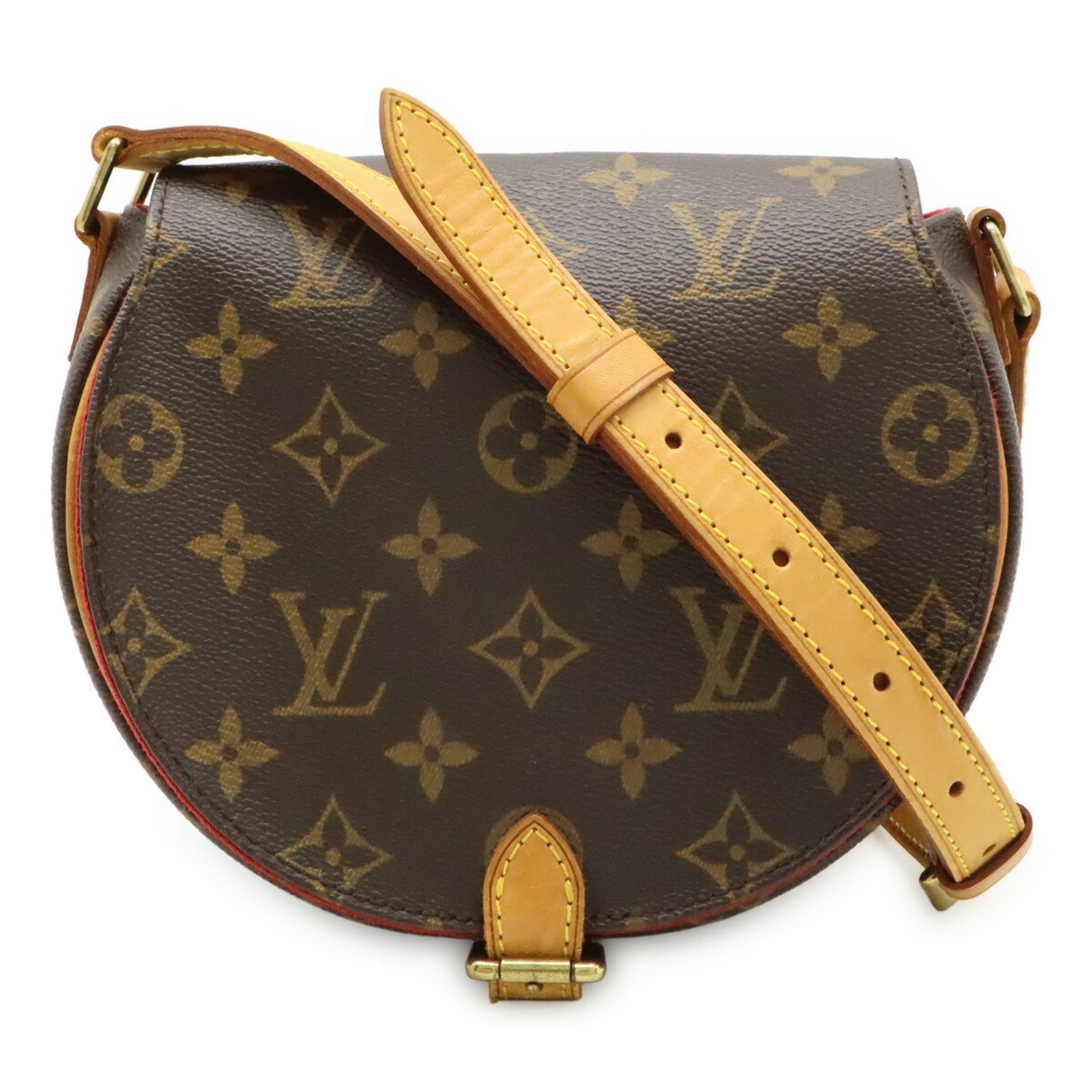 LOUIS VUITTON Monogram Tan Blanc Shoulder Bag Pochette