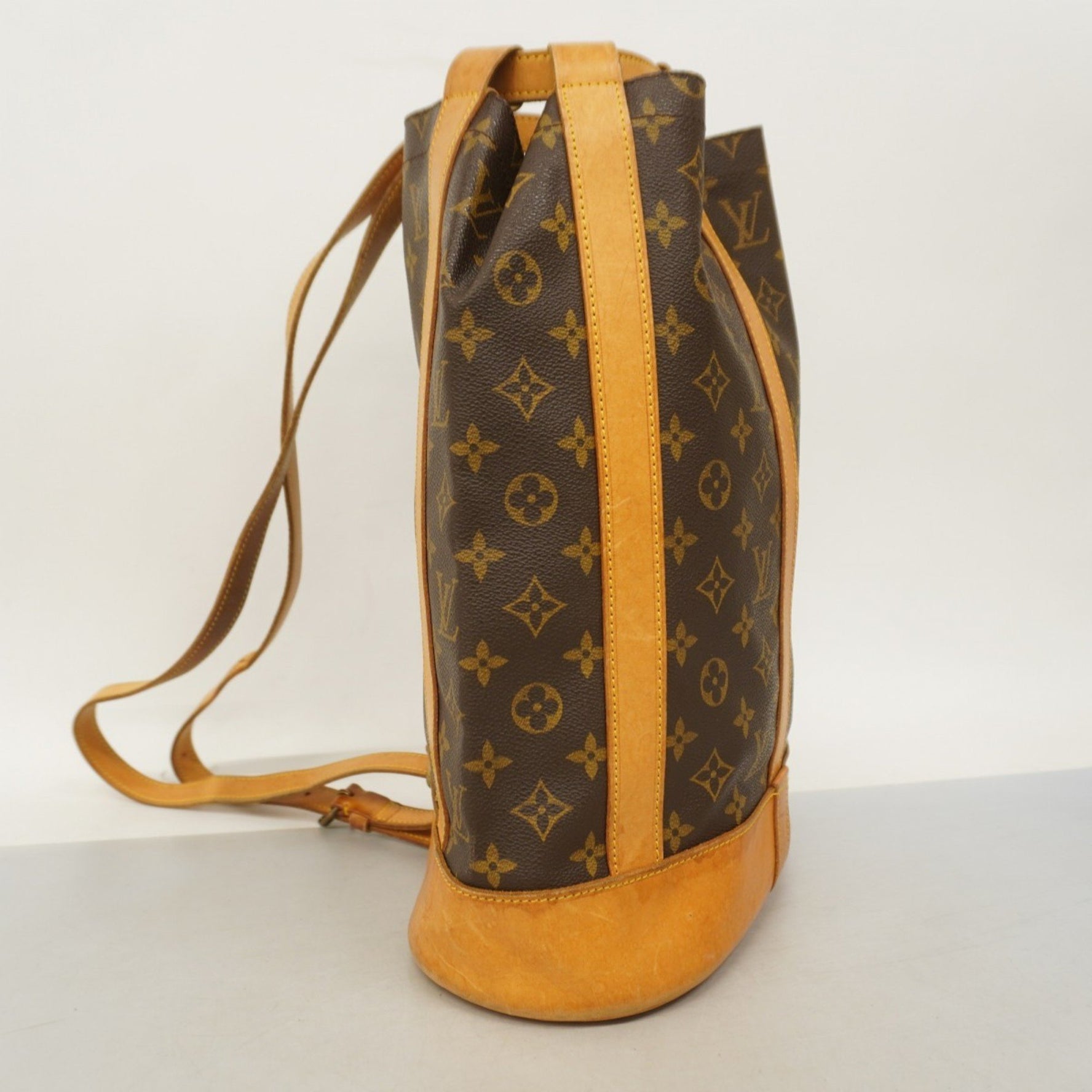 Louis Vuitton Monogram Randonne PM Shoulder Bag M42243 Brown Women's