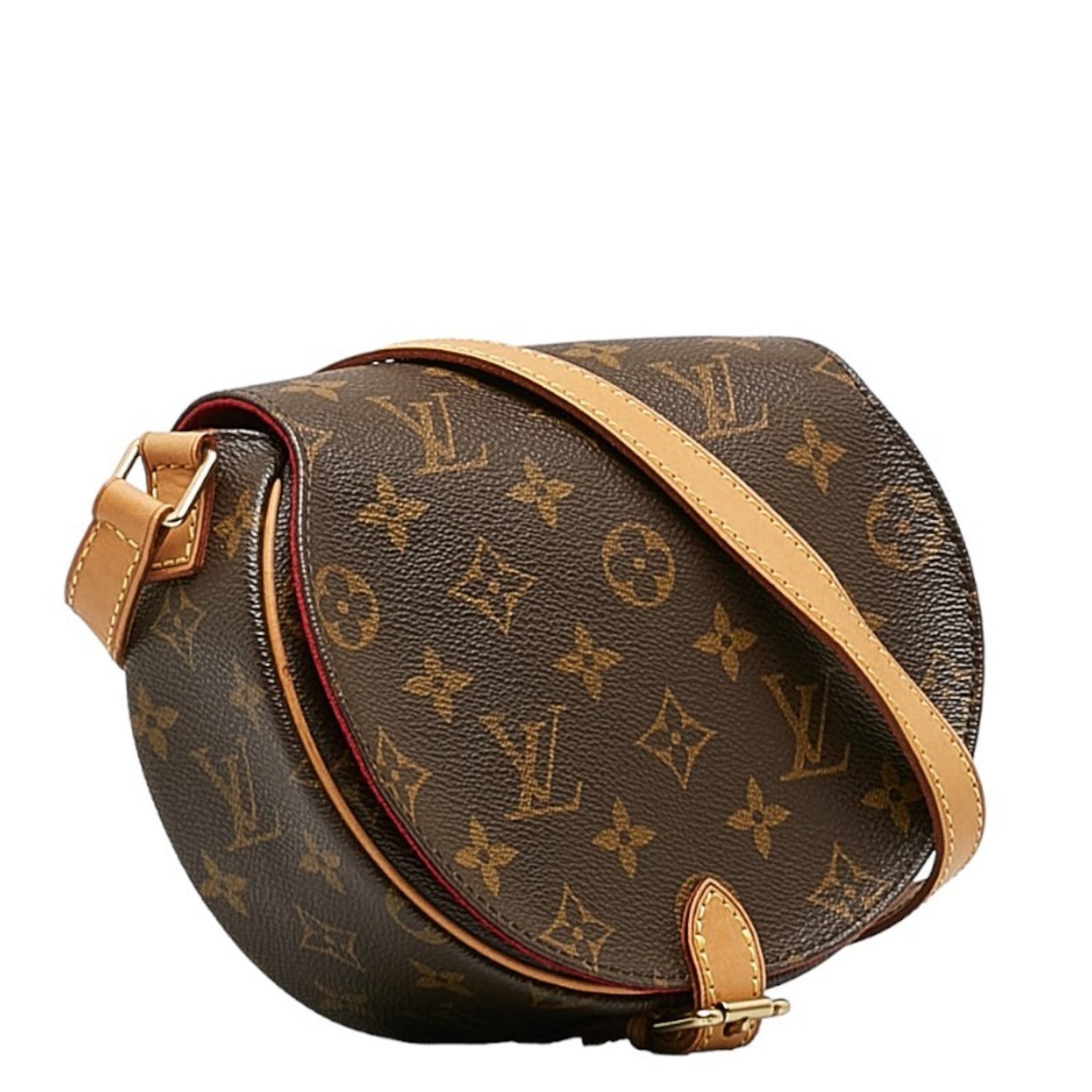 Louis Vuitton Monogram Tan Blanc Shoulder Bag M51179 Brown PVC Women's LOUIS VUITTON