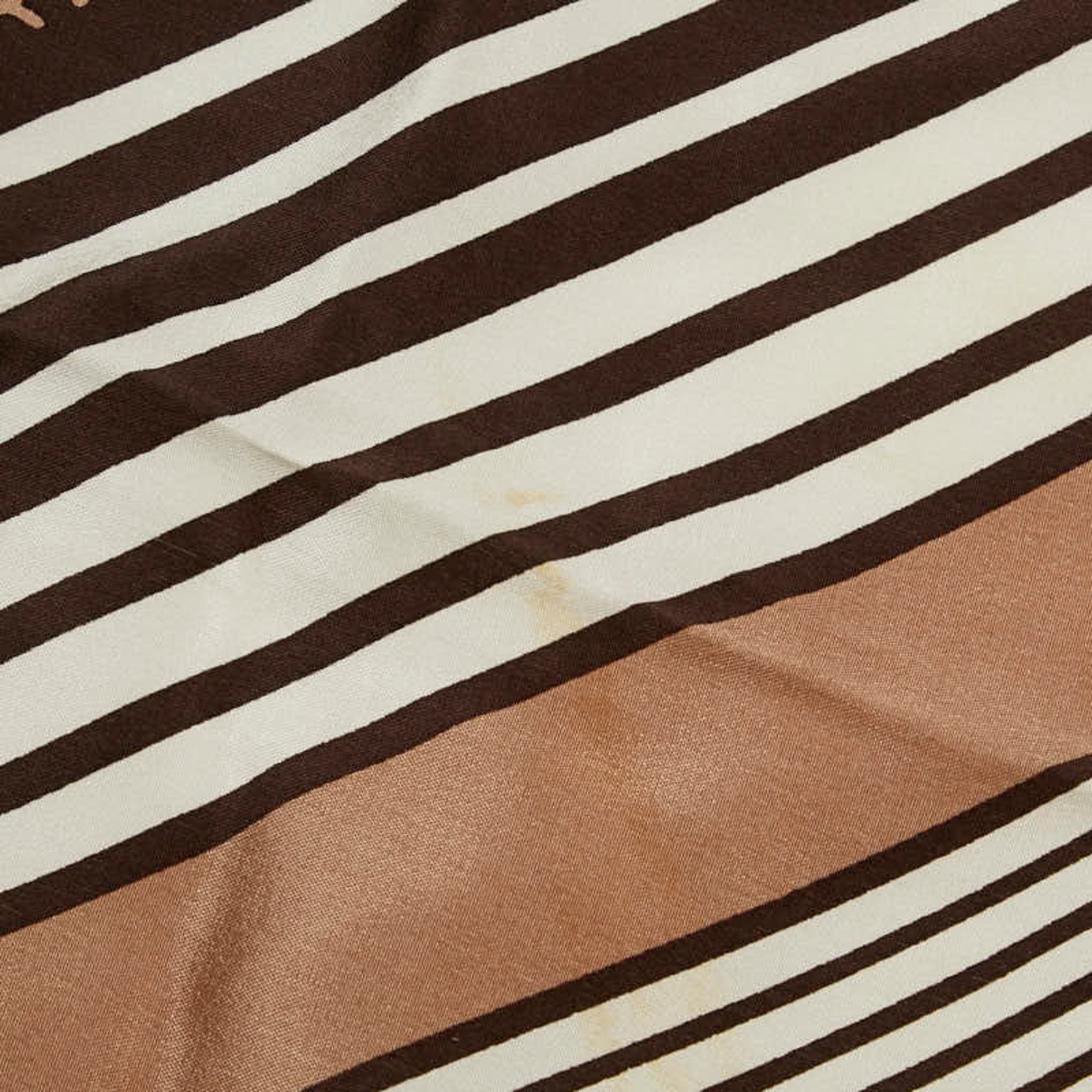 Christian Dior Dior striped logo scarf, silk