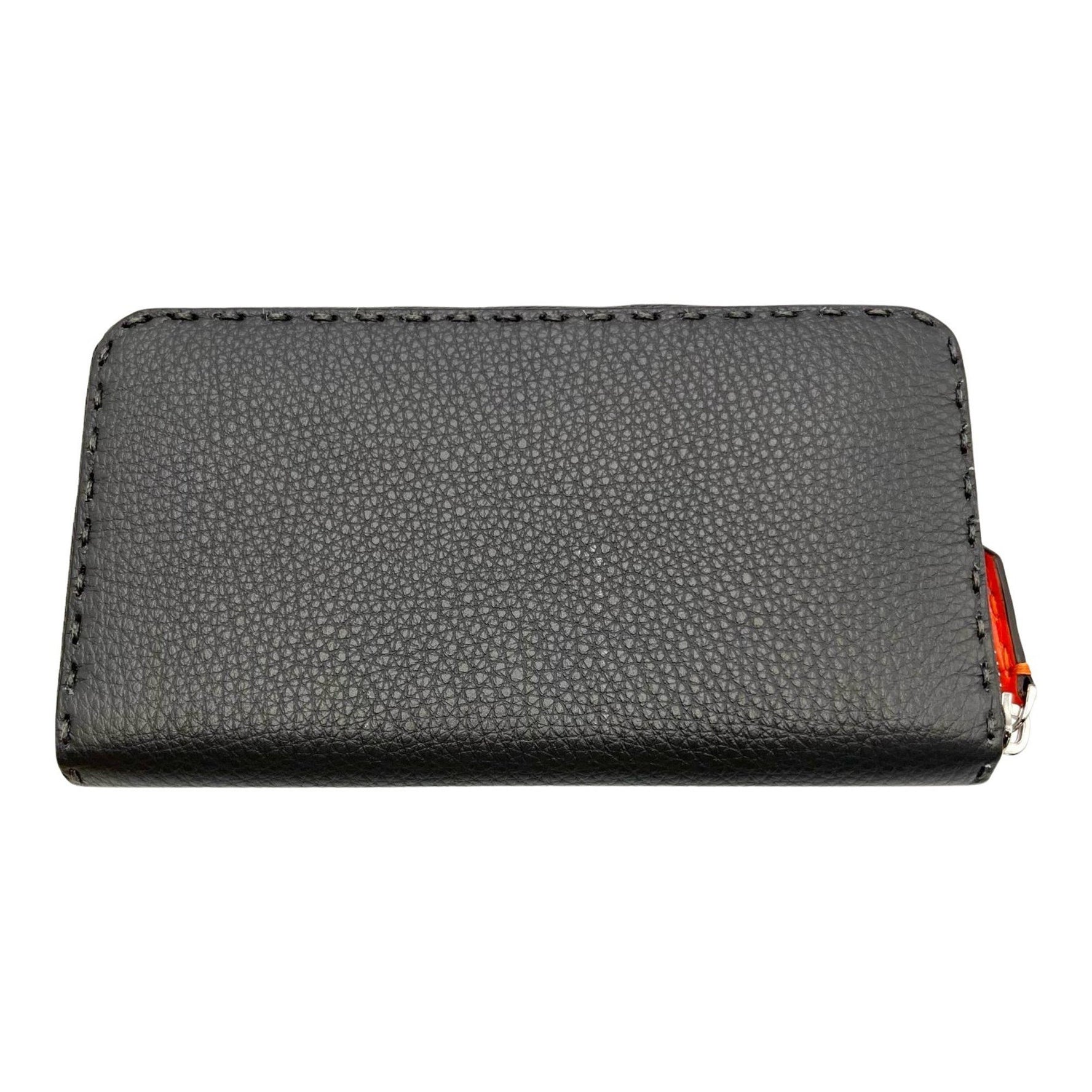 Fendi Long Wallet with Round Zipper, Calfskin Leather