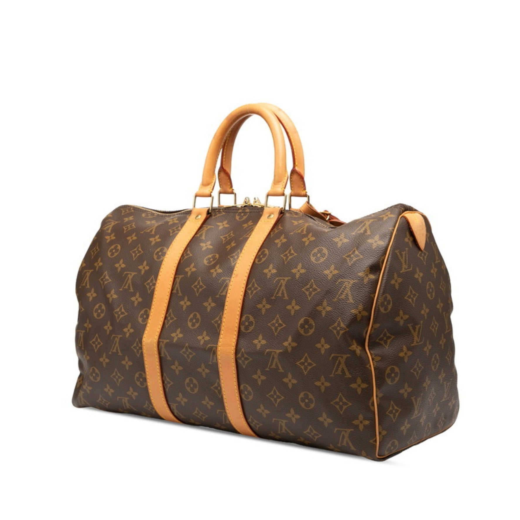 Louis Vuitton Monogram Keepall 45 Boston Bag/Travel Bag Leather LOUIS VUITTON