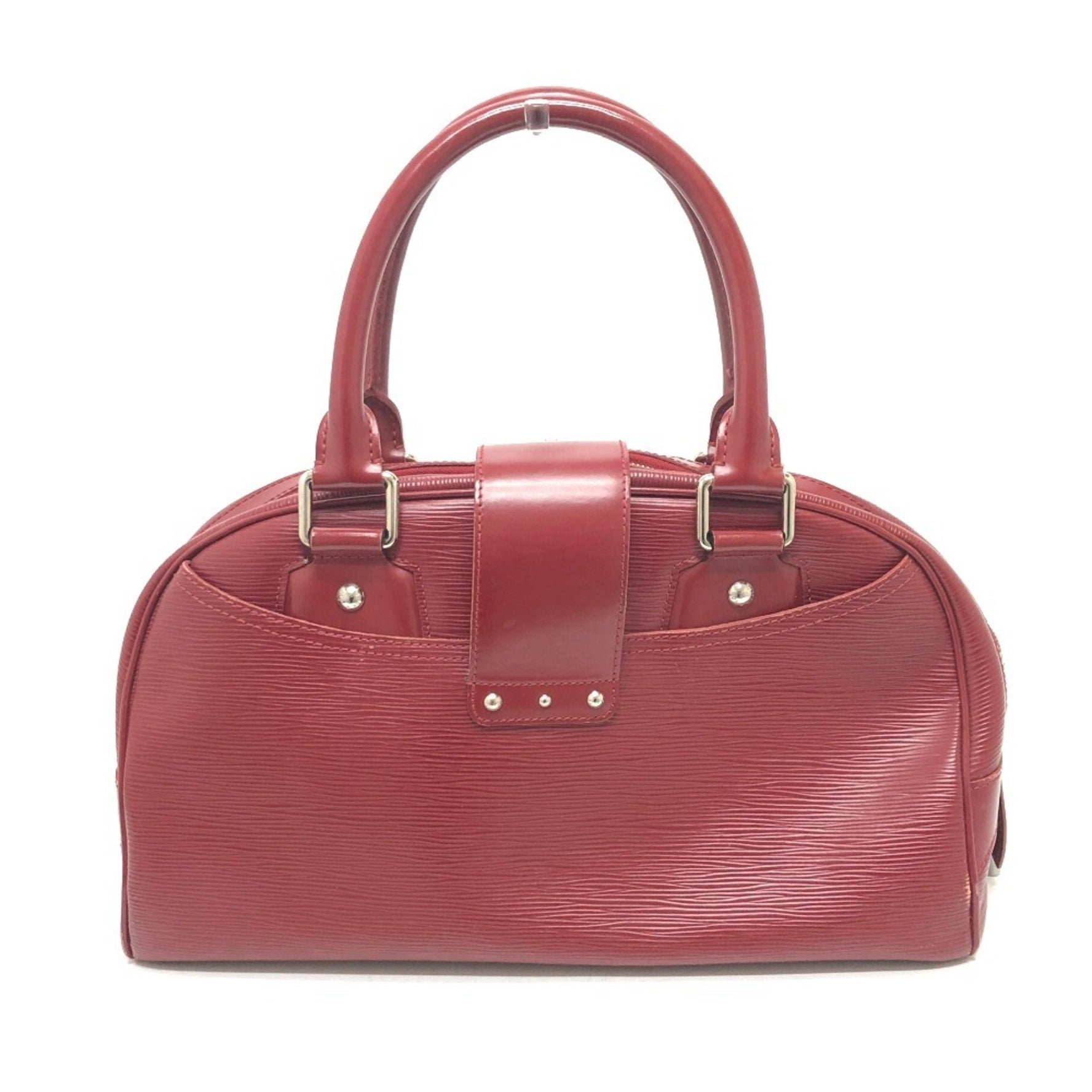 LOUIS VUITTON M5931M Epi Leather Bowling Montaigne GM Mini Boston Bag, Shoulder Handbag, Leather, Women's, Red