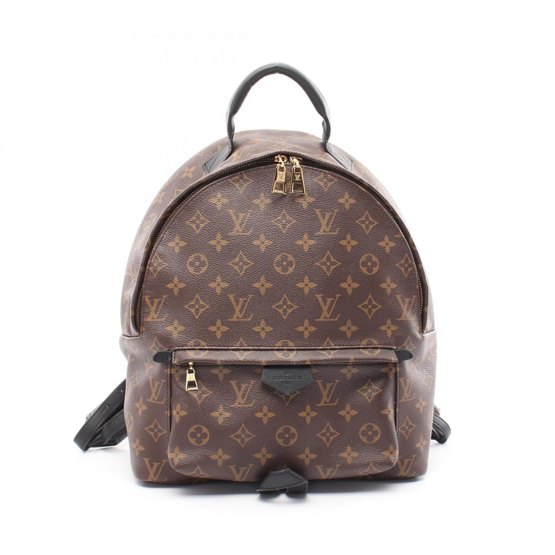 Louis Vuitton Palm Springs Backpack MM Rucksack Bag Coated Canvas Leather Monogram