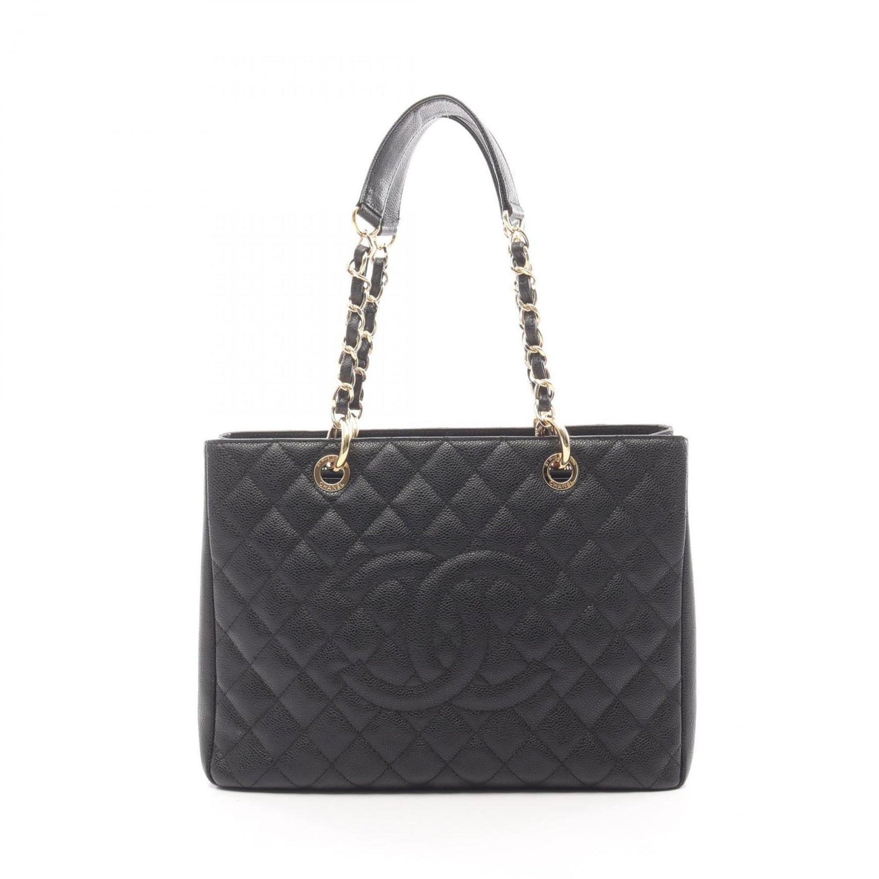 CHANEL Matelasse Grand Shopping GST Tote Bag in Grained Calfskin Caviar