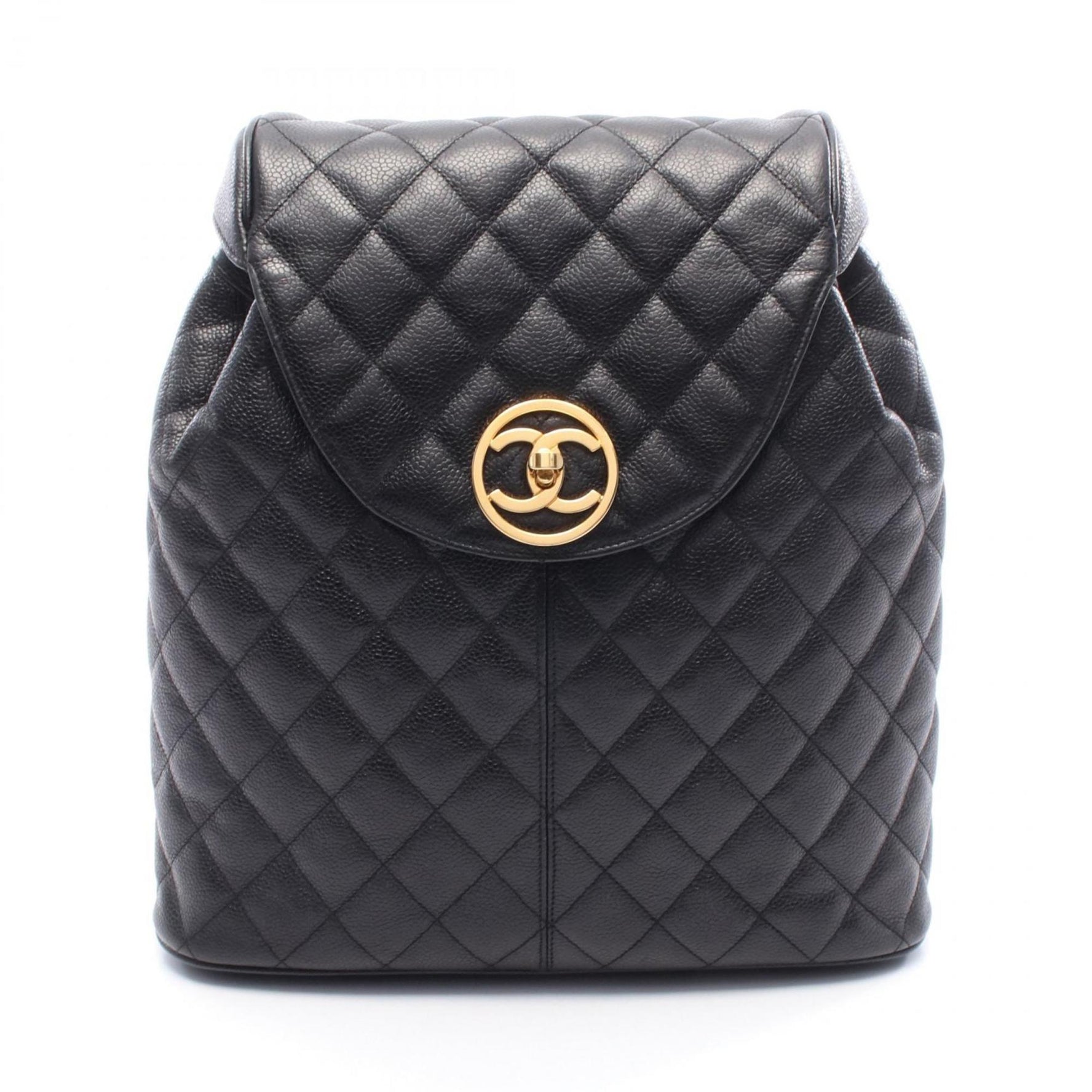 CHANEL Matelasse Backpack Bag in Calfskin Leather