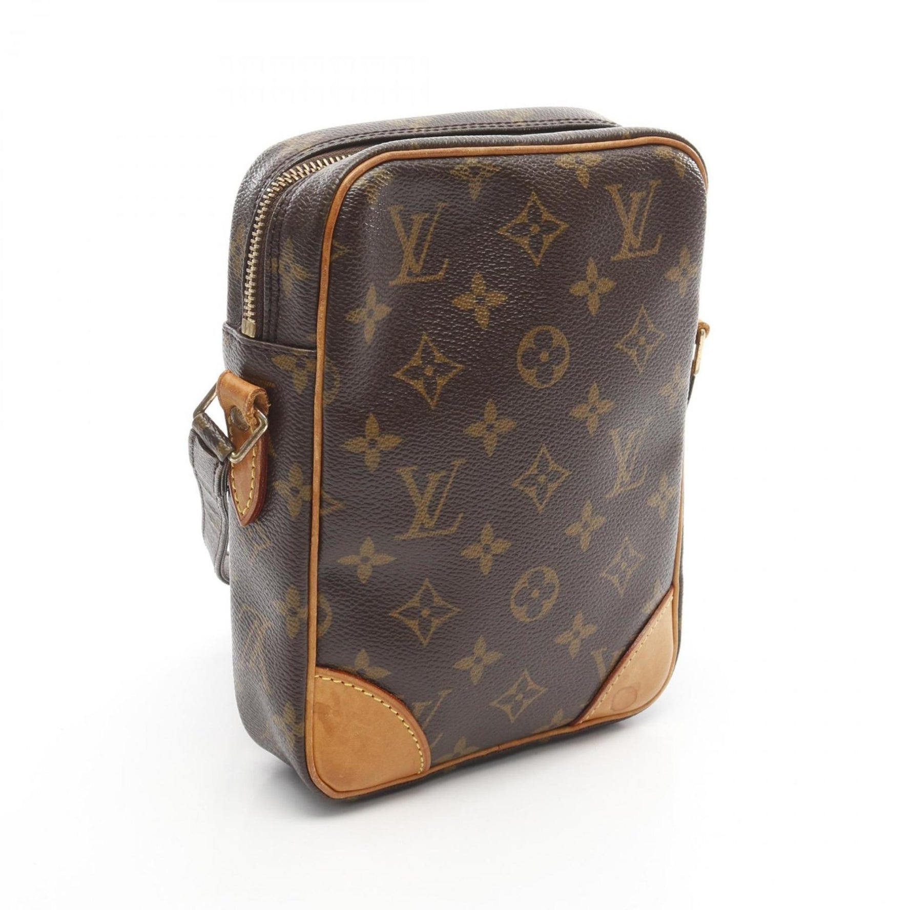 Louis Vuitton Danube Shoulder Bag, PVC-Coated Canvas and Leather, Monogram