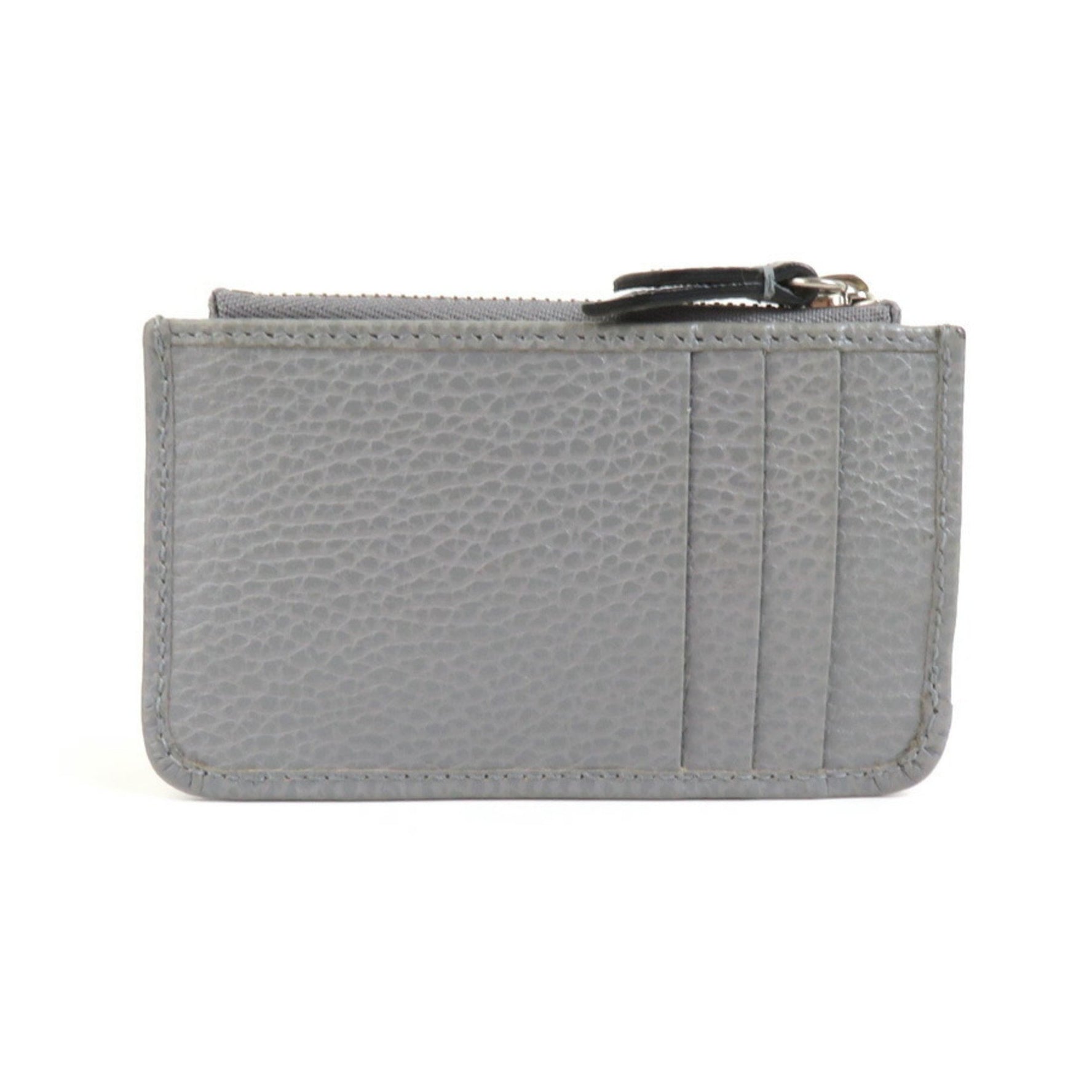 GUCCI GG Marmont key case, leather, grey, silver, for men and women, e58964f
