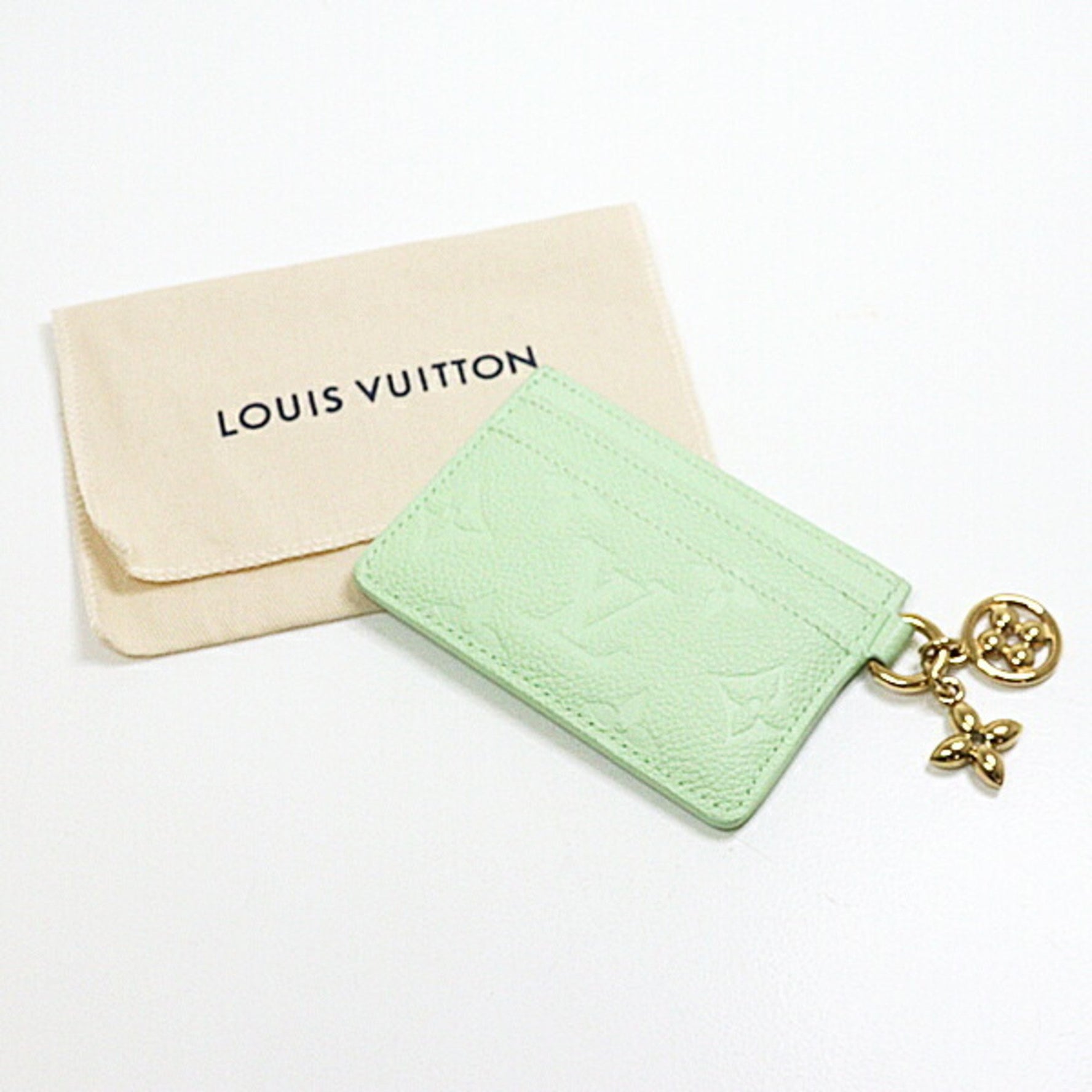 LOUIS VUITTON Card Case Porto Carte LV Charm M83584